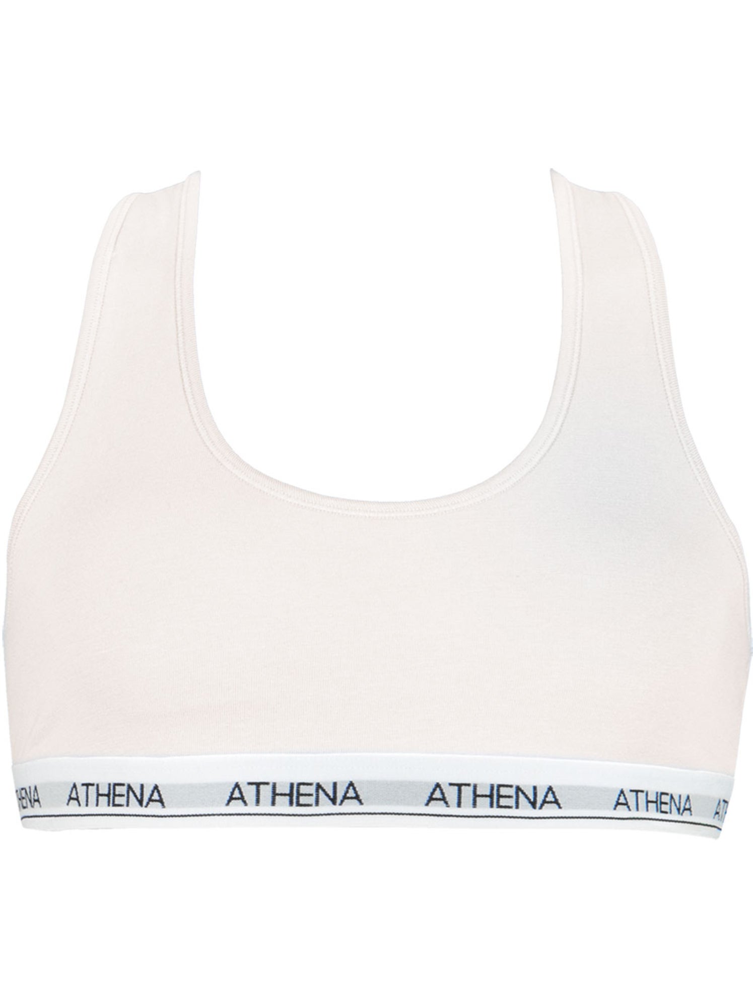 Brassière à coques amovibles fille coton ultra doux girl by athena - Blanc