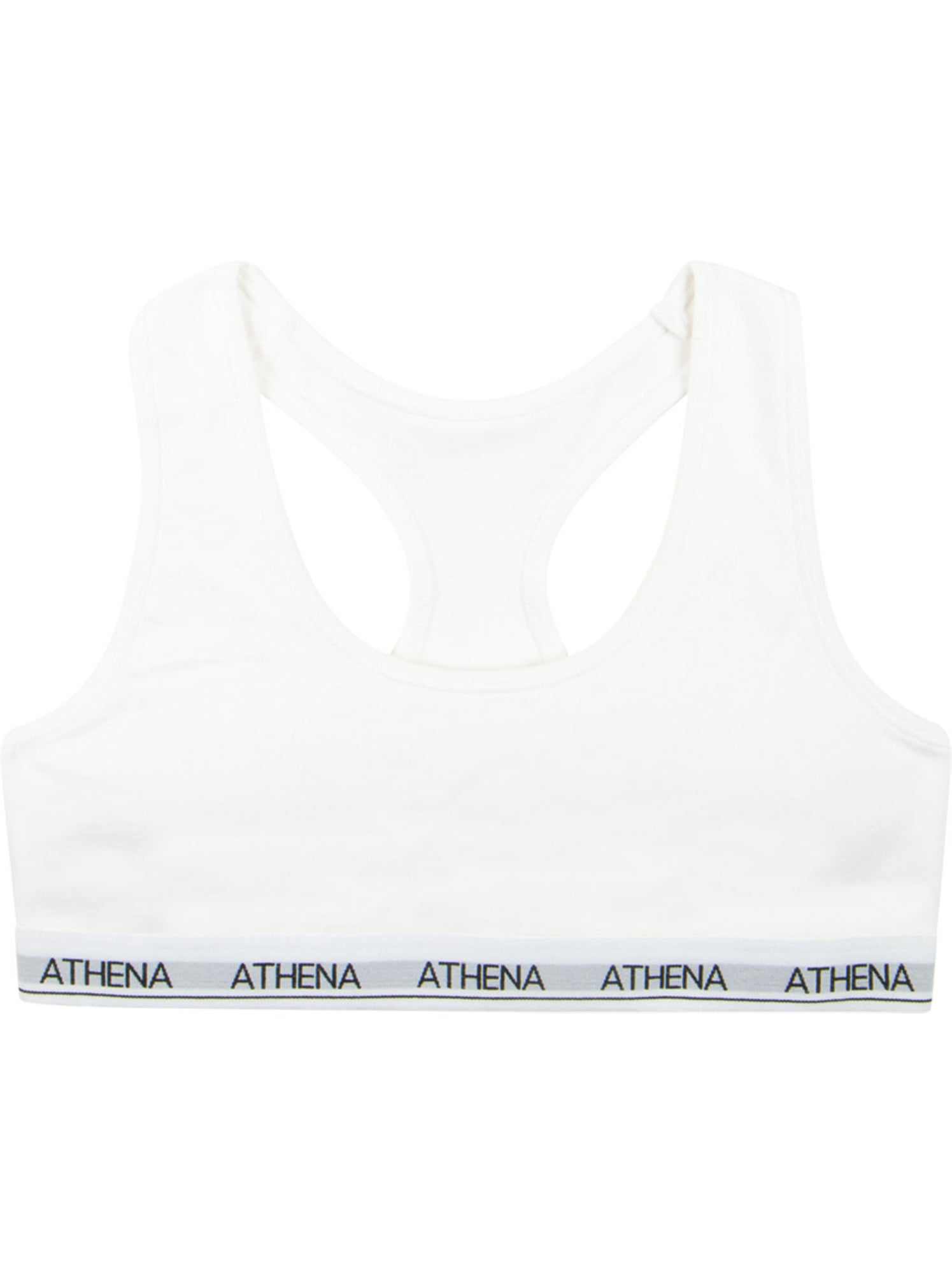 Brassière à coques amovibles fille coton ultra doux girl by athena - Blanc