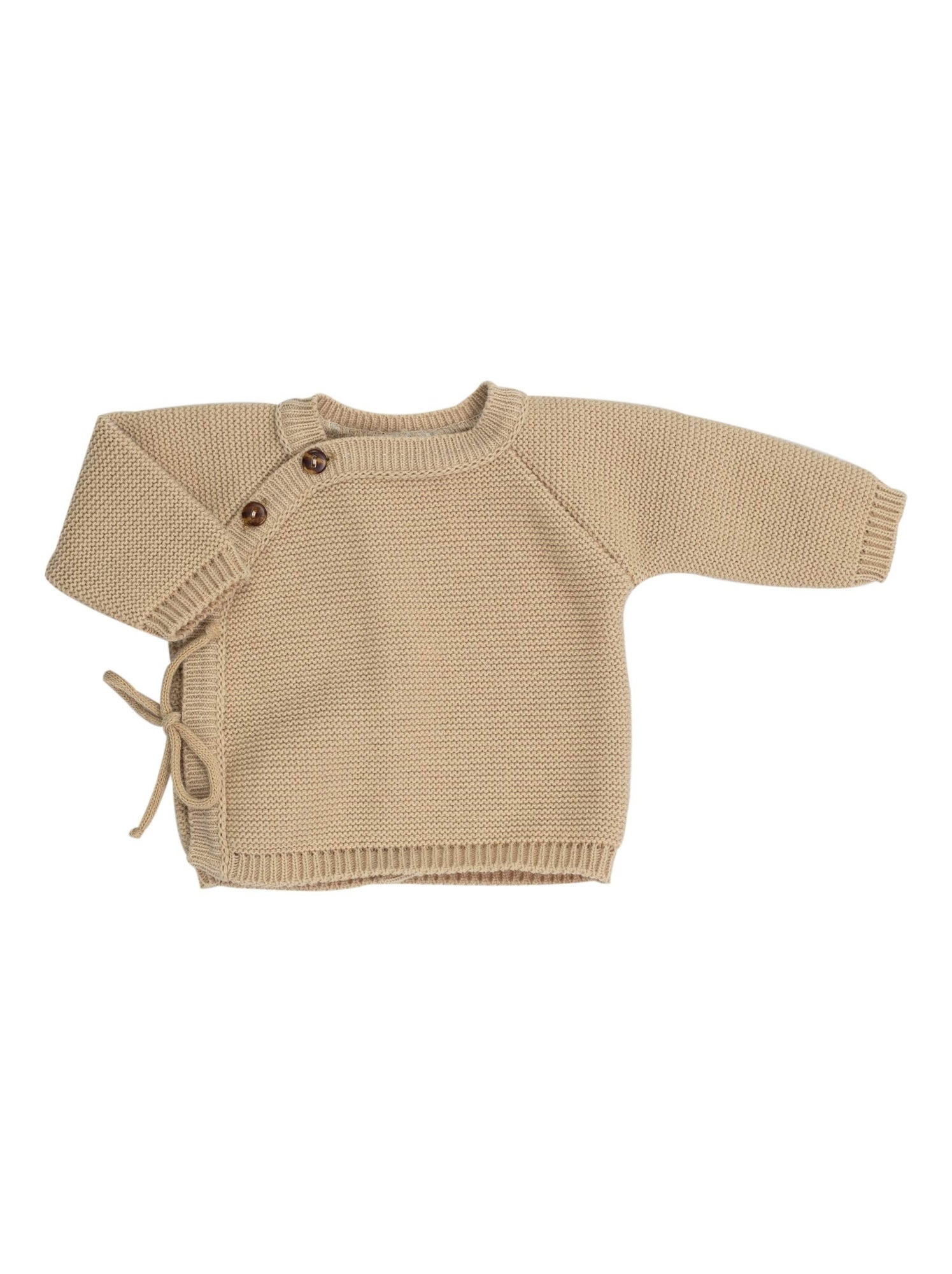 Brassière naissance en maille - Marron