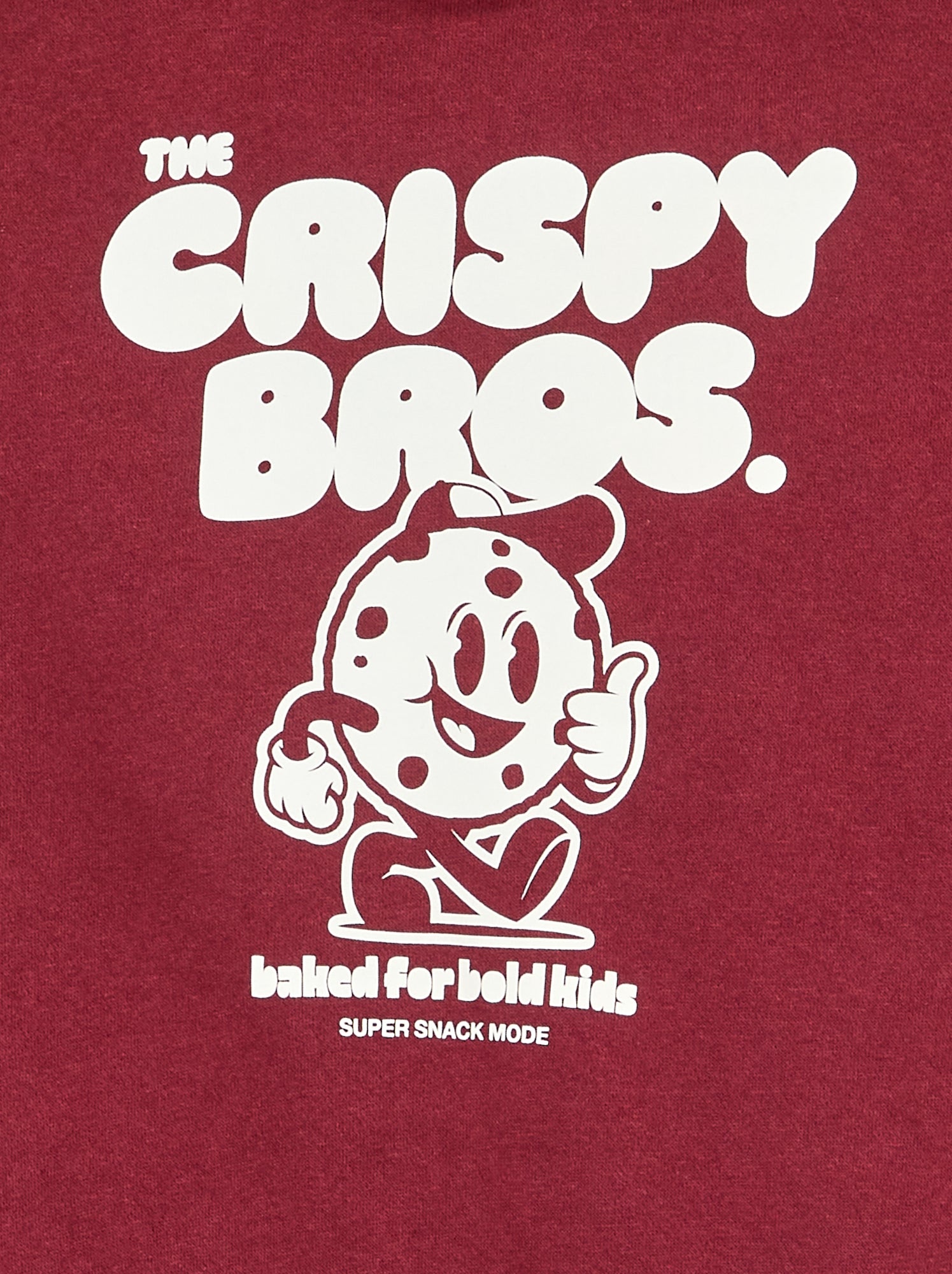 Sweat à capuche imprimé - Rouge