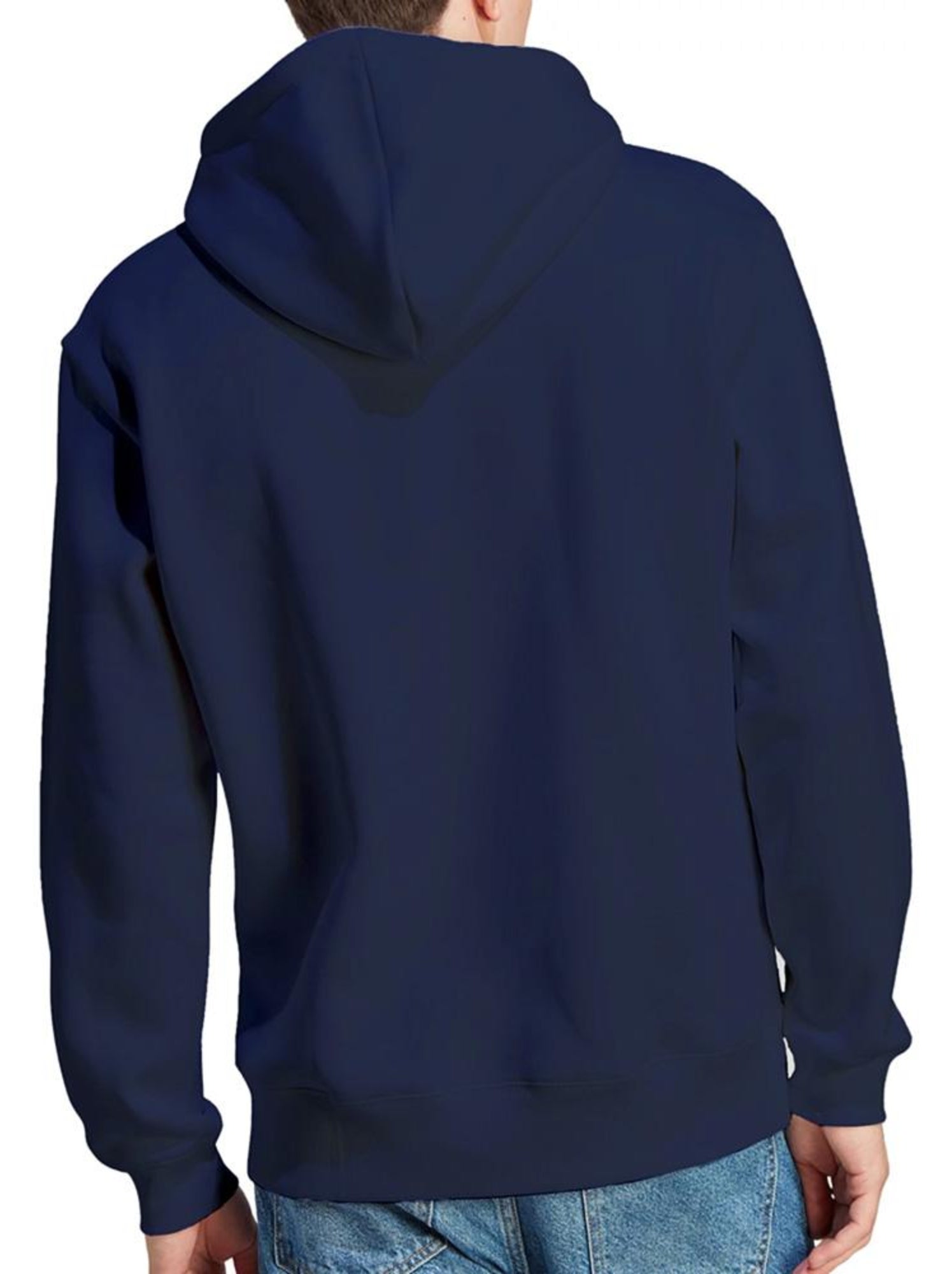 Sweat à capuche motif/style emblème - venin - Bleu marine