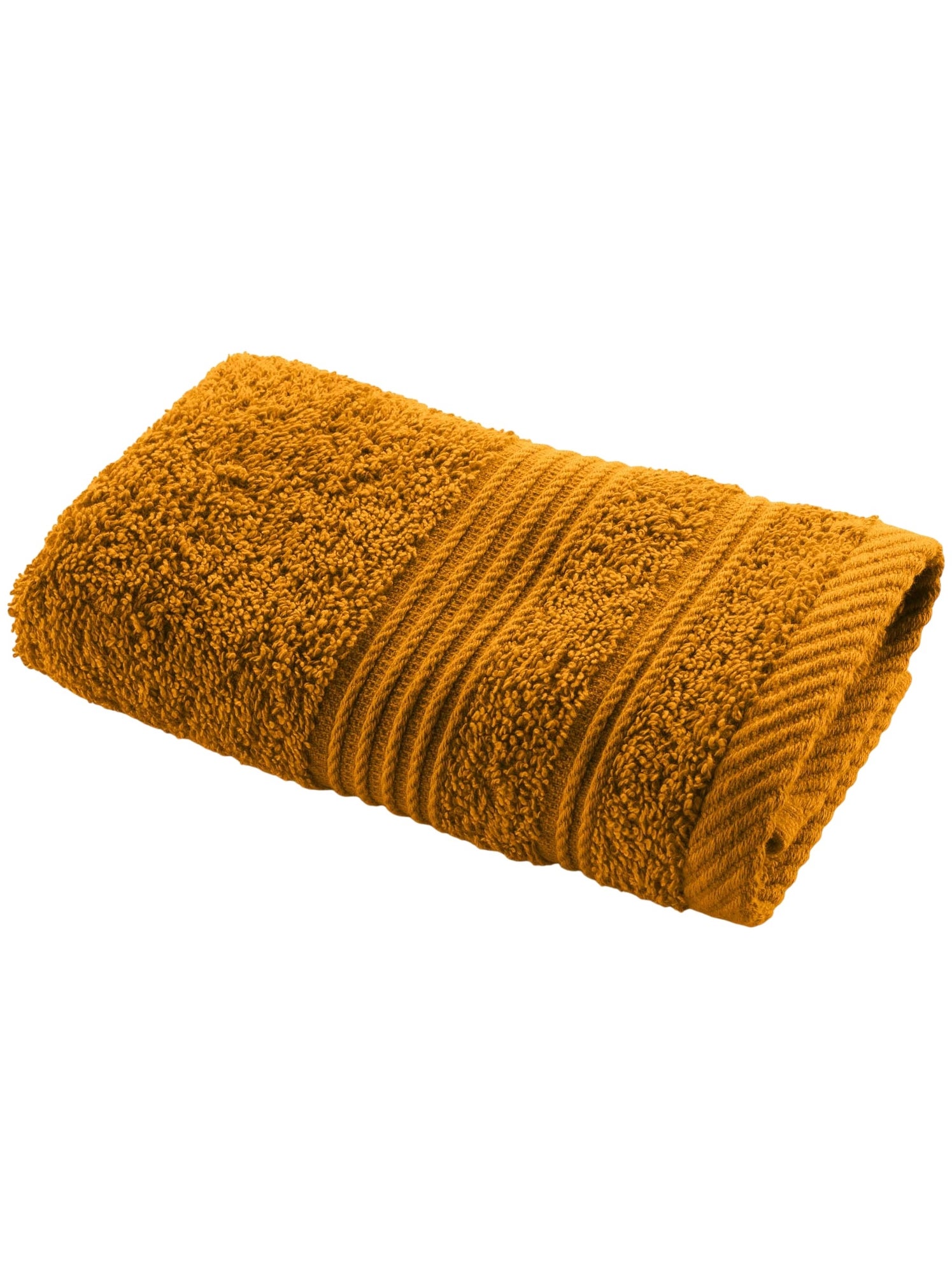 Serviette de toilette en coton tendresse - Curry