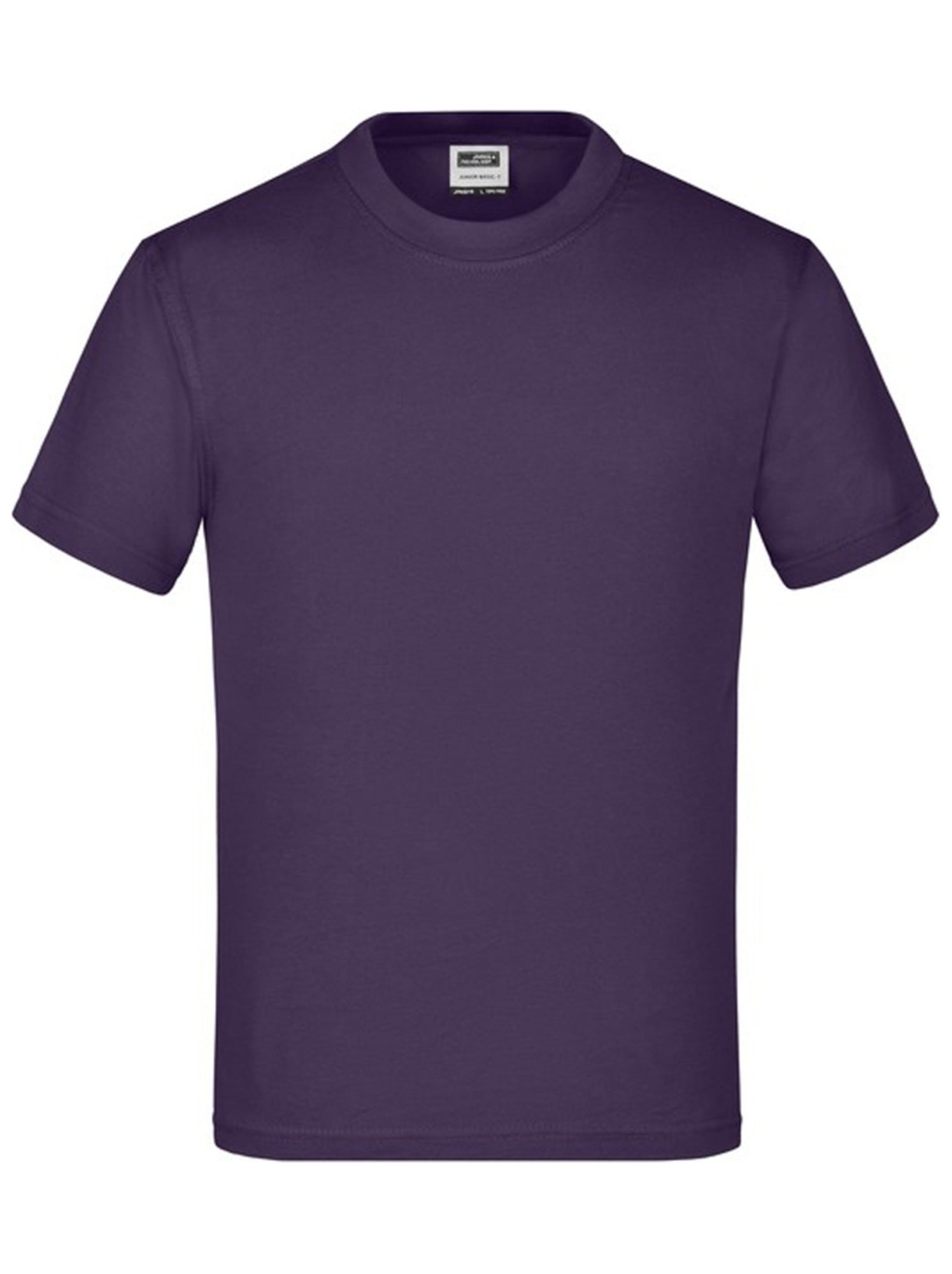 James and Nicholson - T-shirt BASIC - Violet aubergine