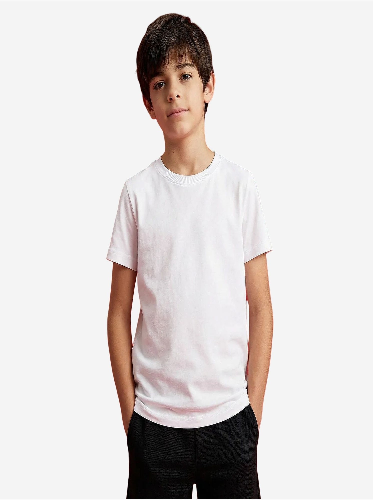 T-shirt homme en coton et élasthanne tommy - Blanc