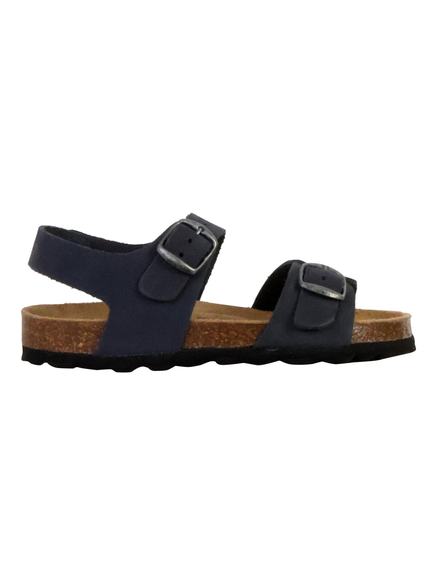 Mules Cuir Enfant The Divine Factory - Bleu