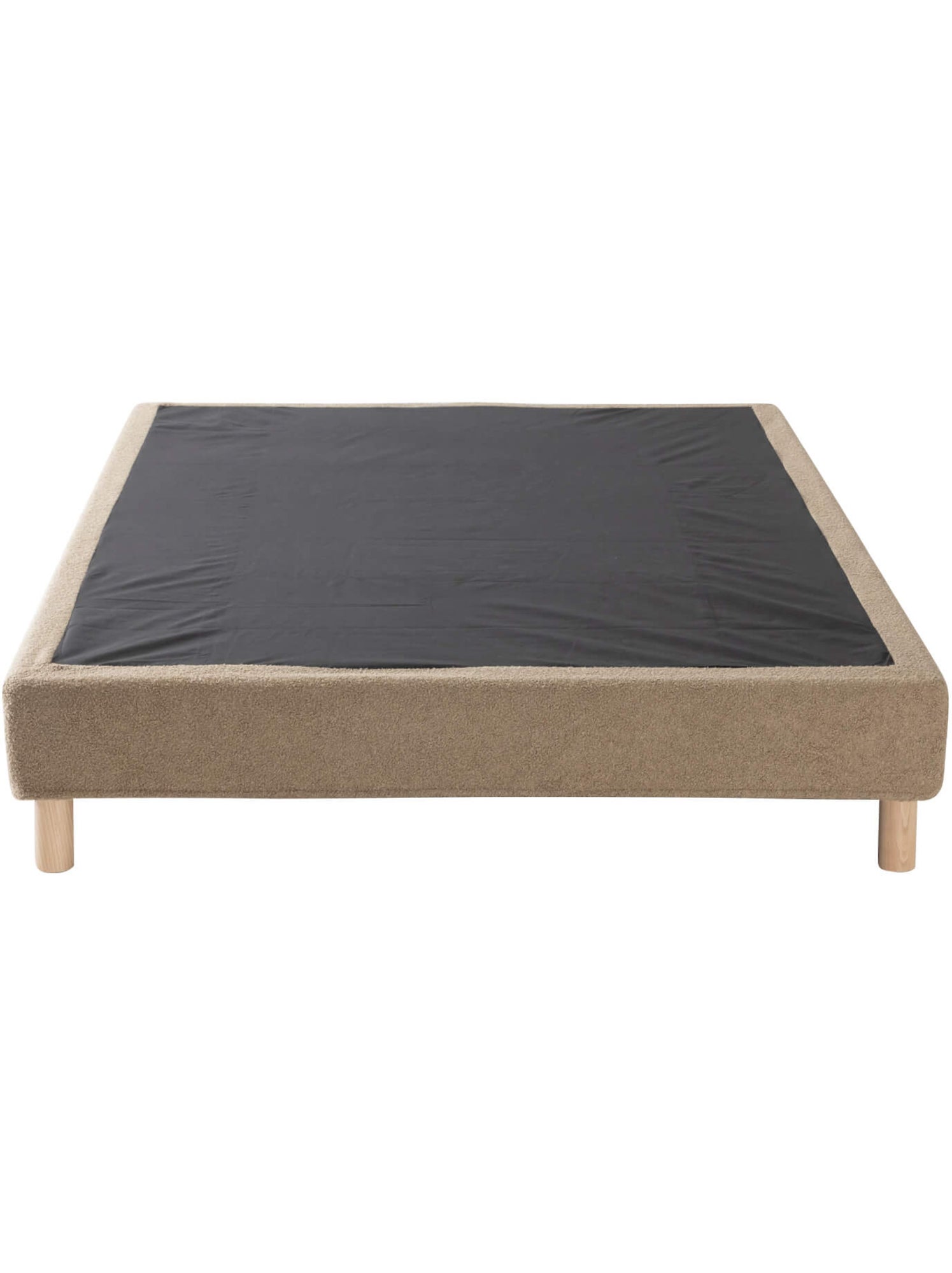 Cache-sommier bouclette - Beige