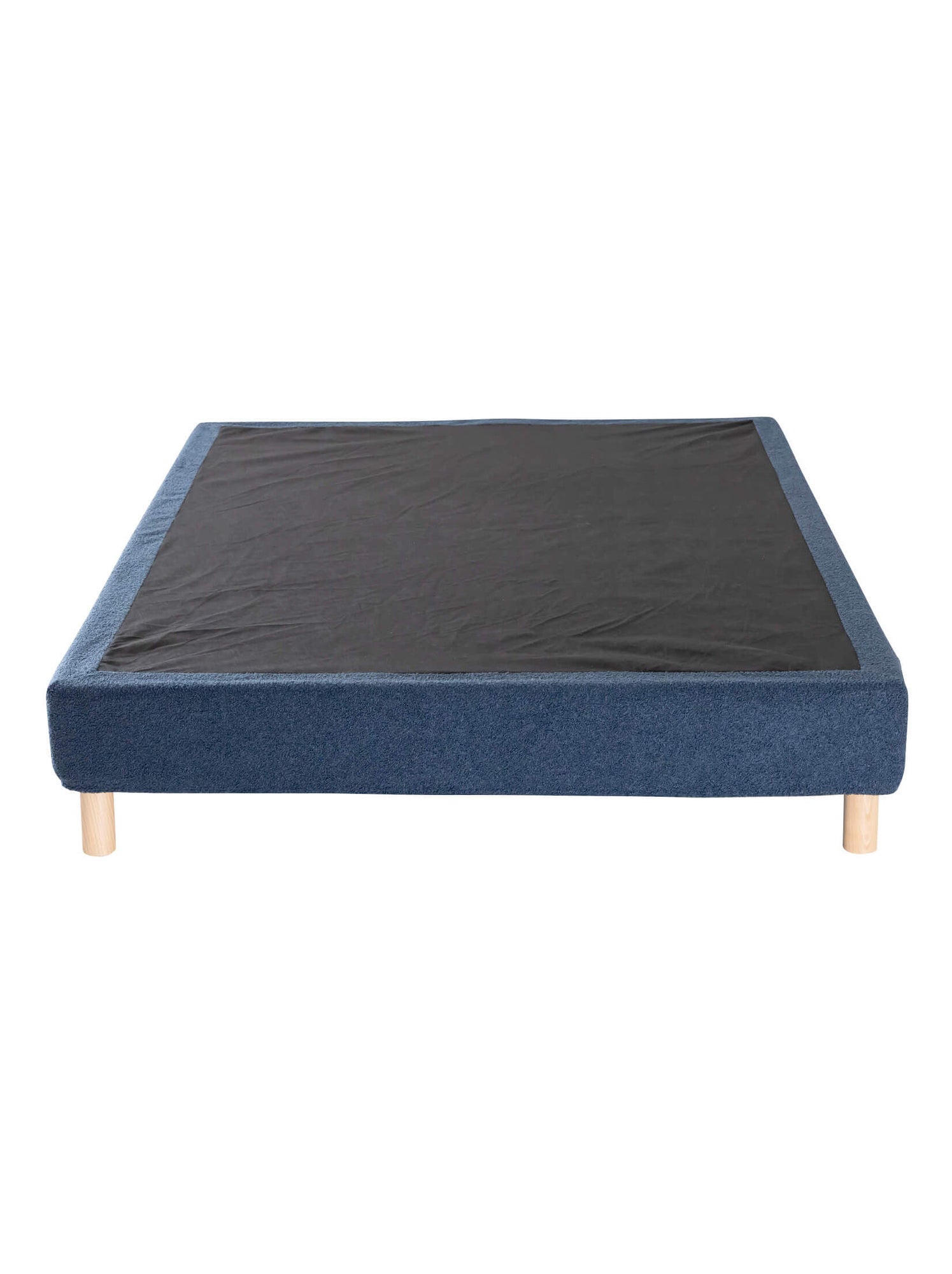 Cache-sommier bouclette - Bleu marine