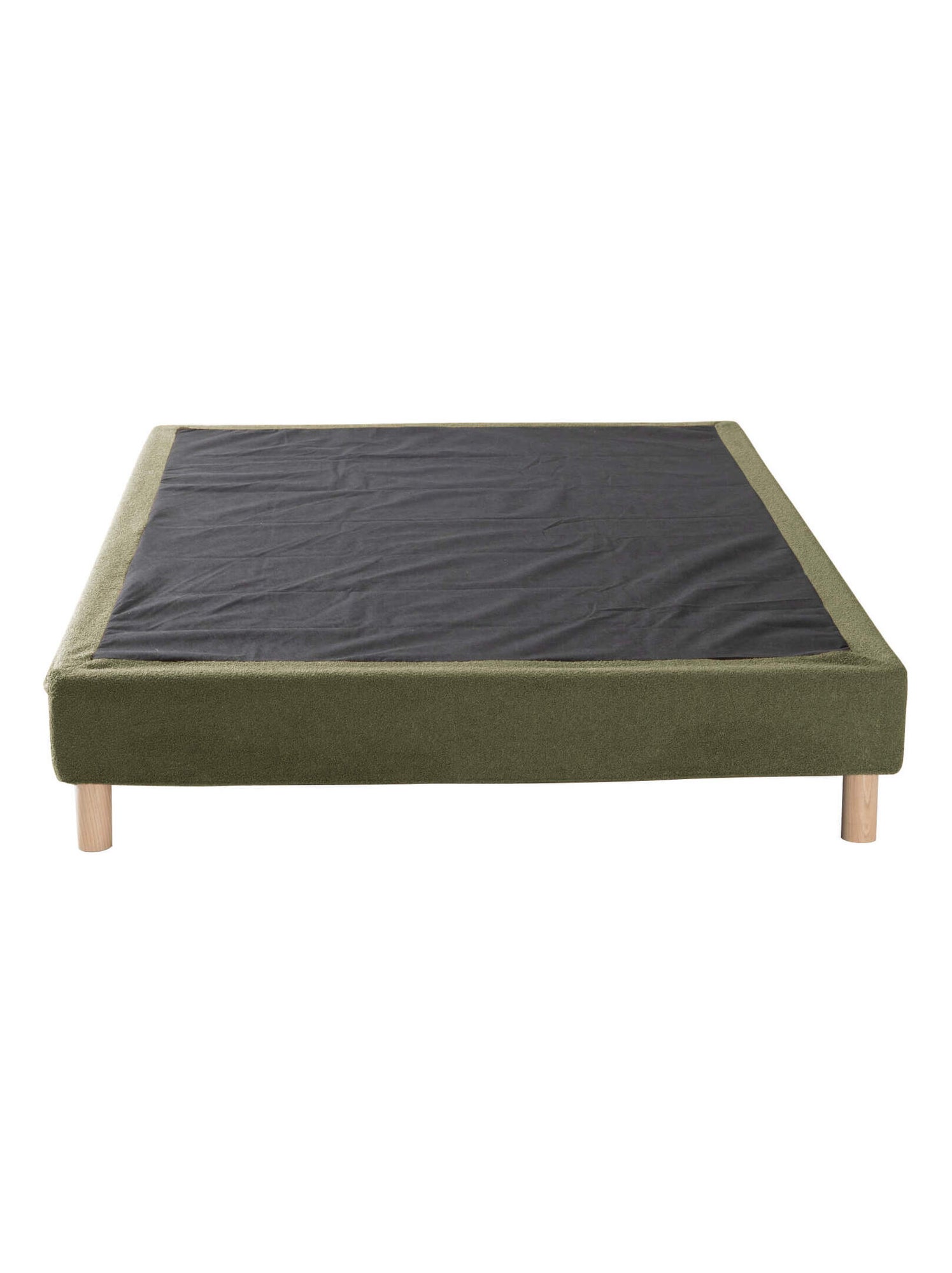 Cache-sommier bouclette - Kaki