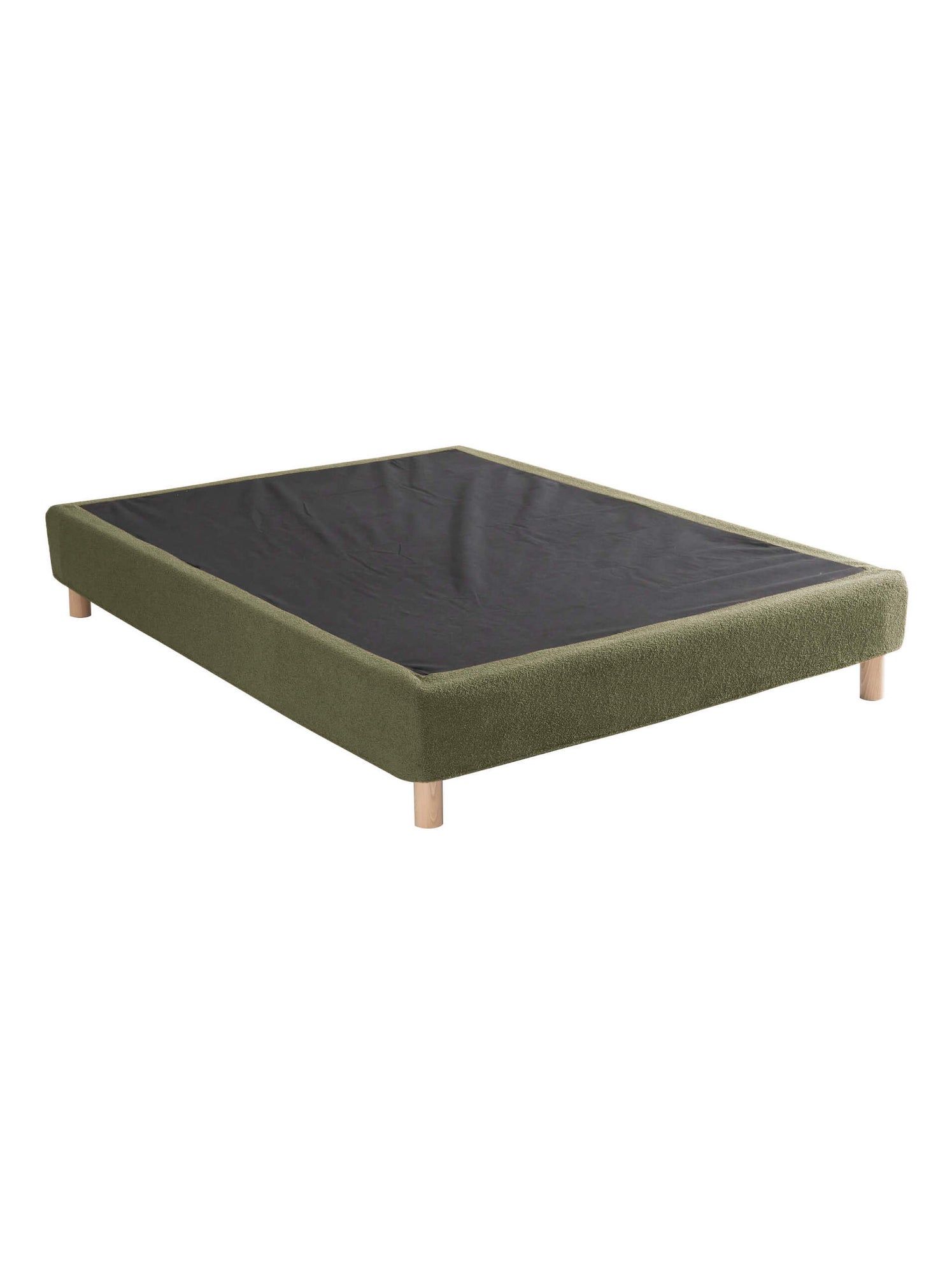 Cache-sommier bouclette - Kaki