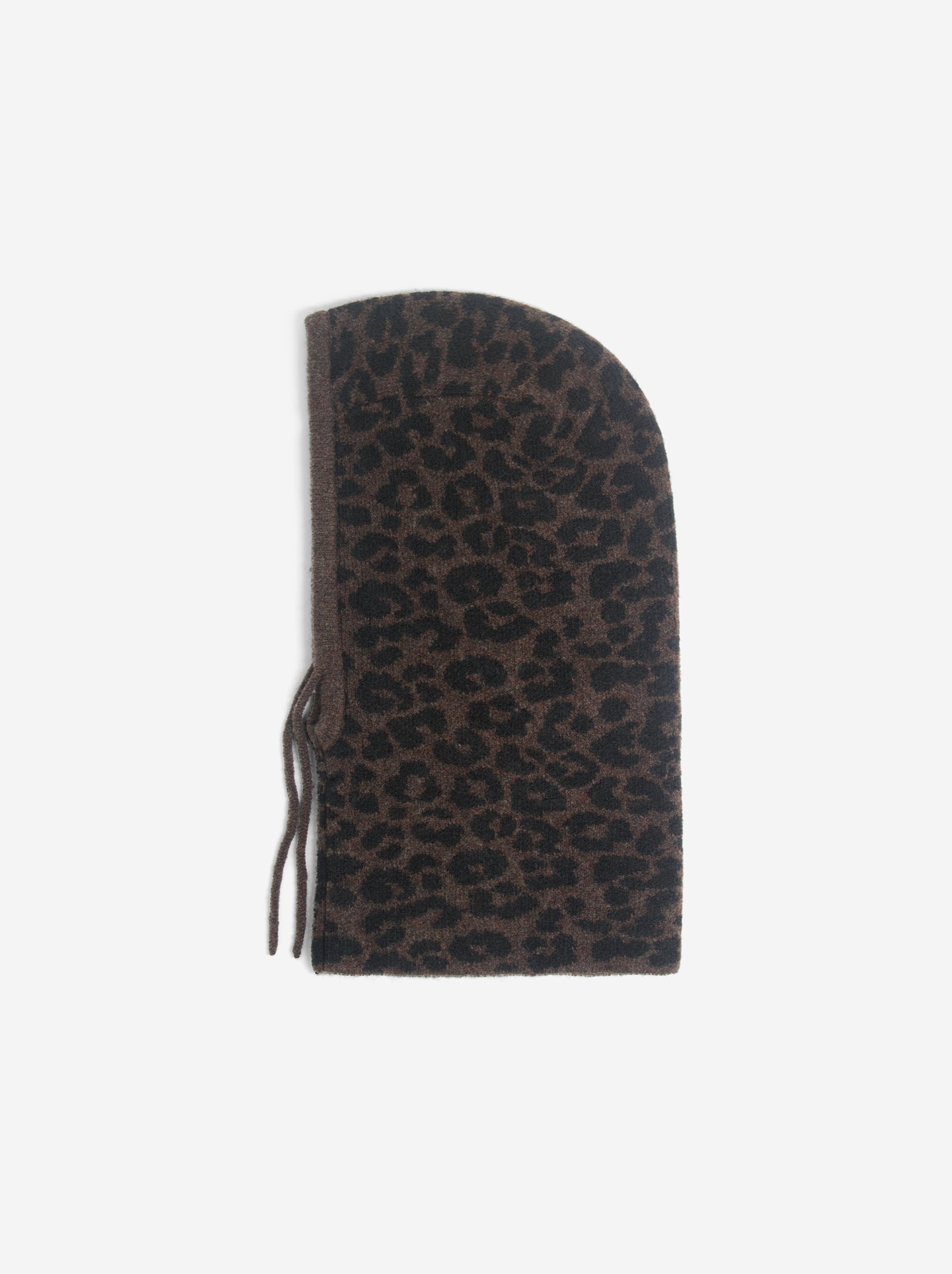 Cagoule avec imprimé 'léopard' - Marron