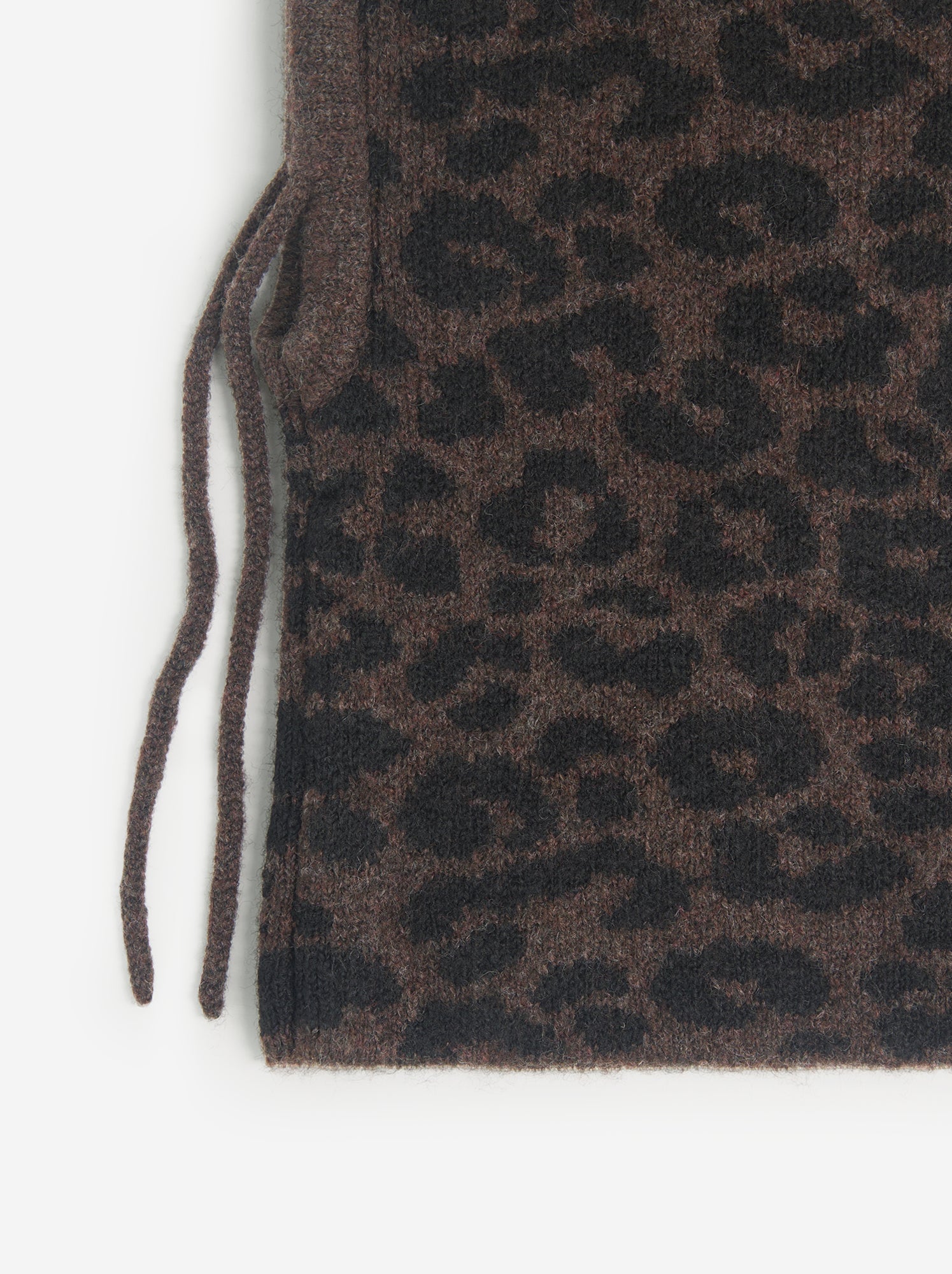 Cagoule avec imprimé 'léopard' - Marron