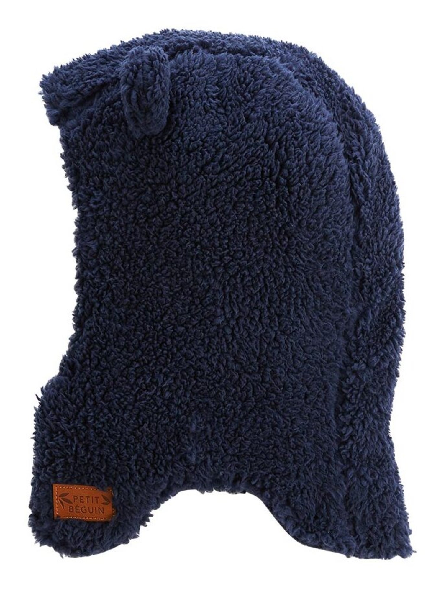 Cagoule bébé en sherpa anouk - Bleu