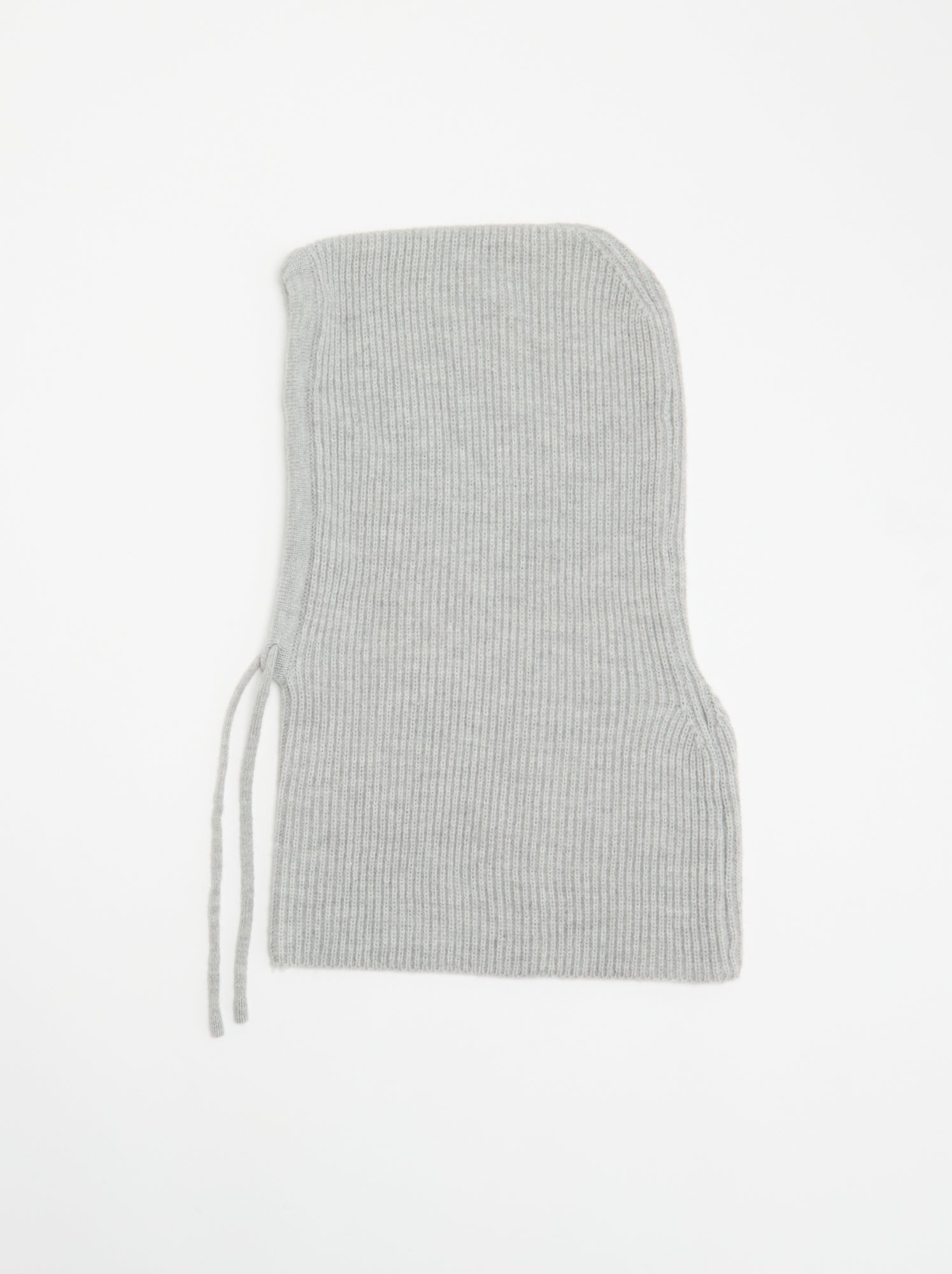 Cagoule côtelée unie - Gris
