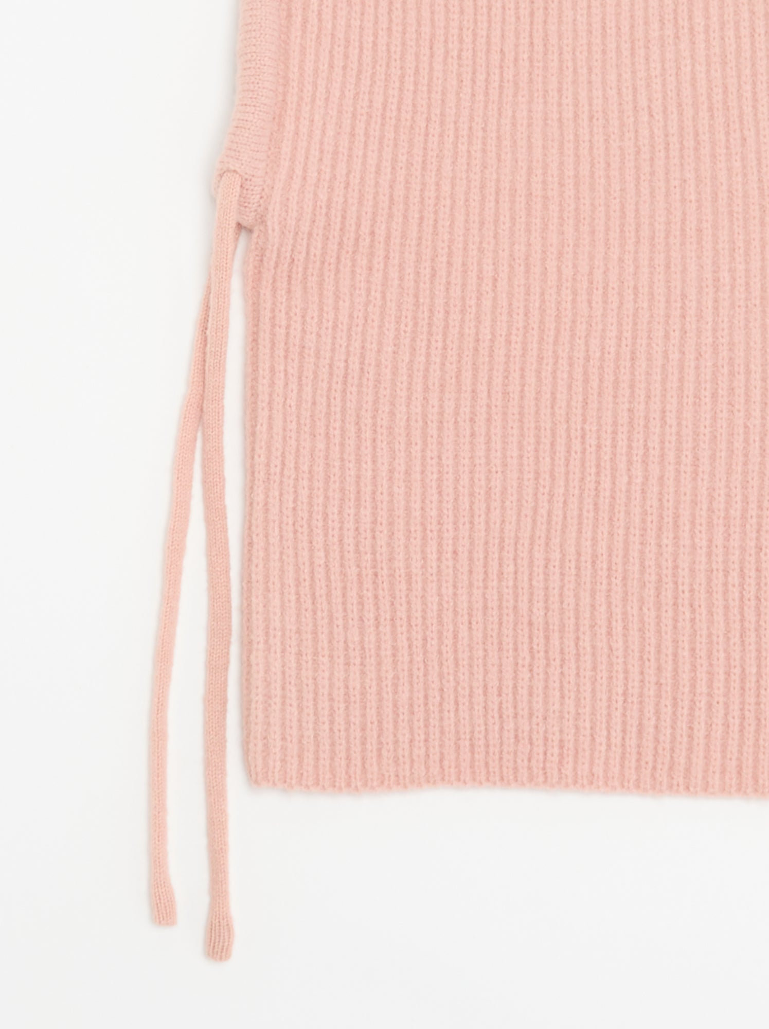 Cagoule côtelée unie - Rose