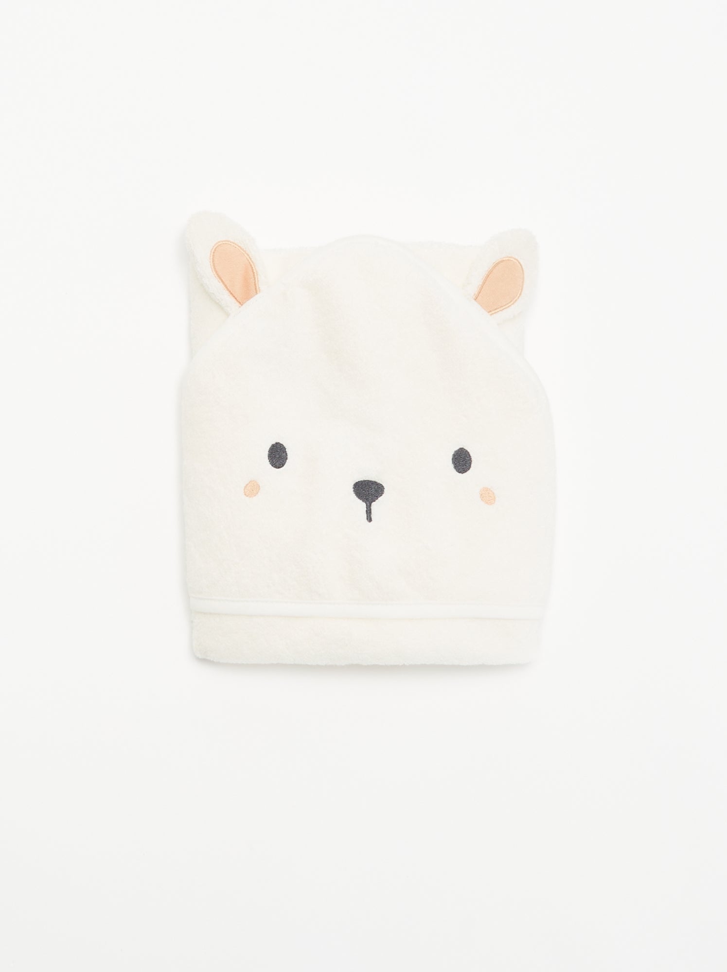 Cape de bain avec capuche animée - Blanc