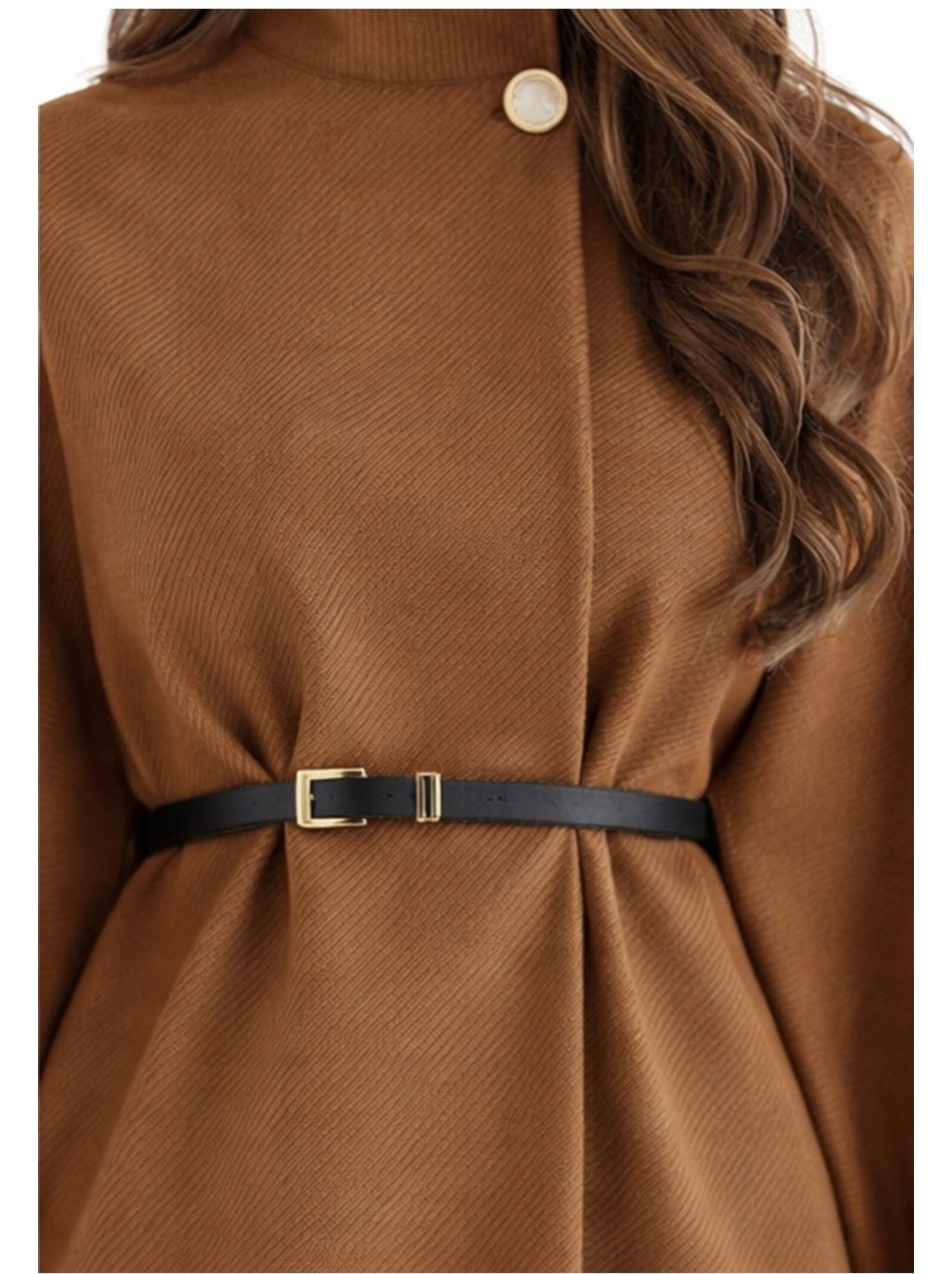 Cape poncho kebello - Marron