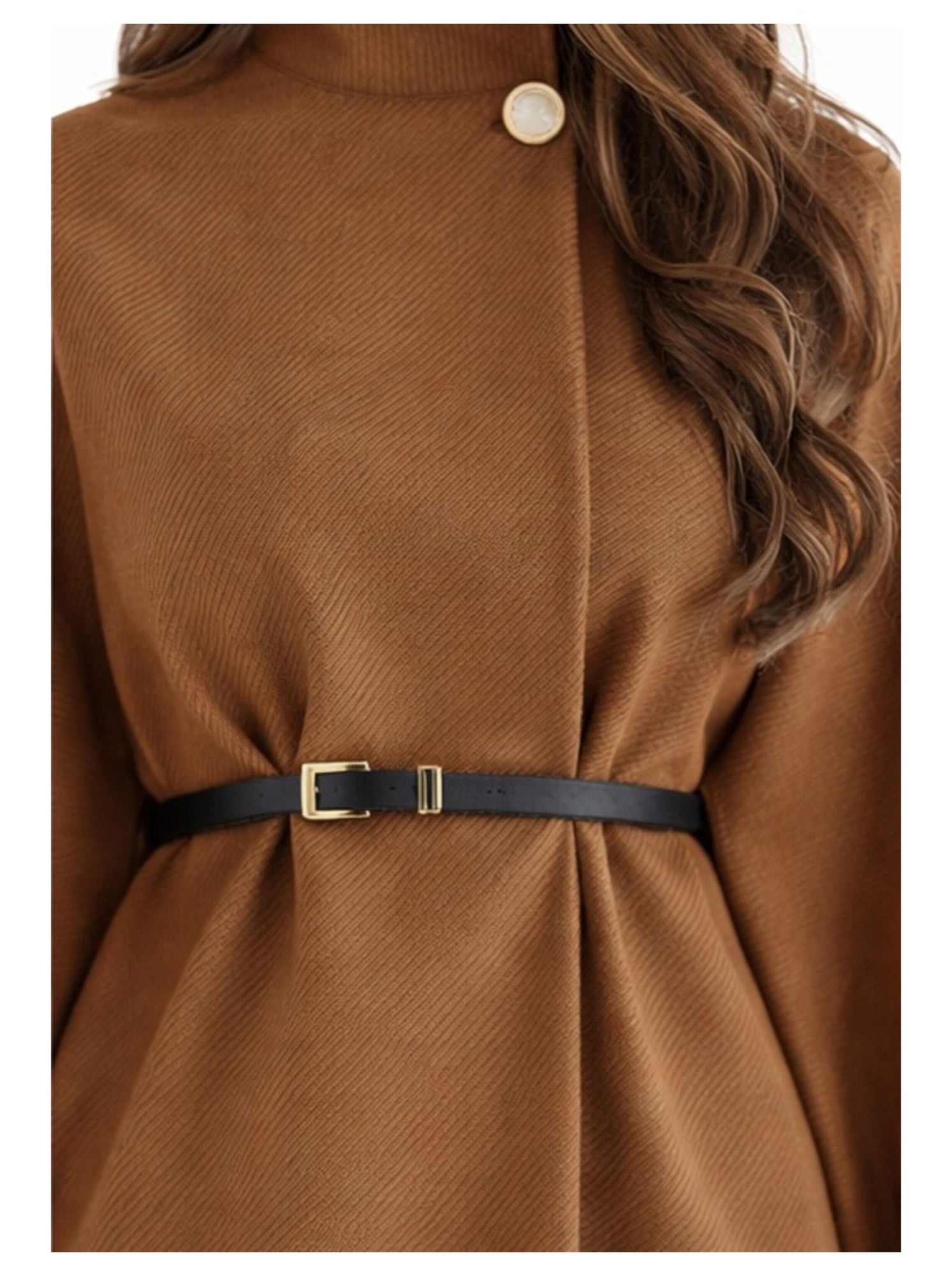 Cape poncho kebello - Marron