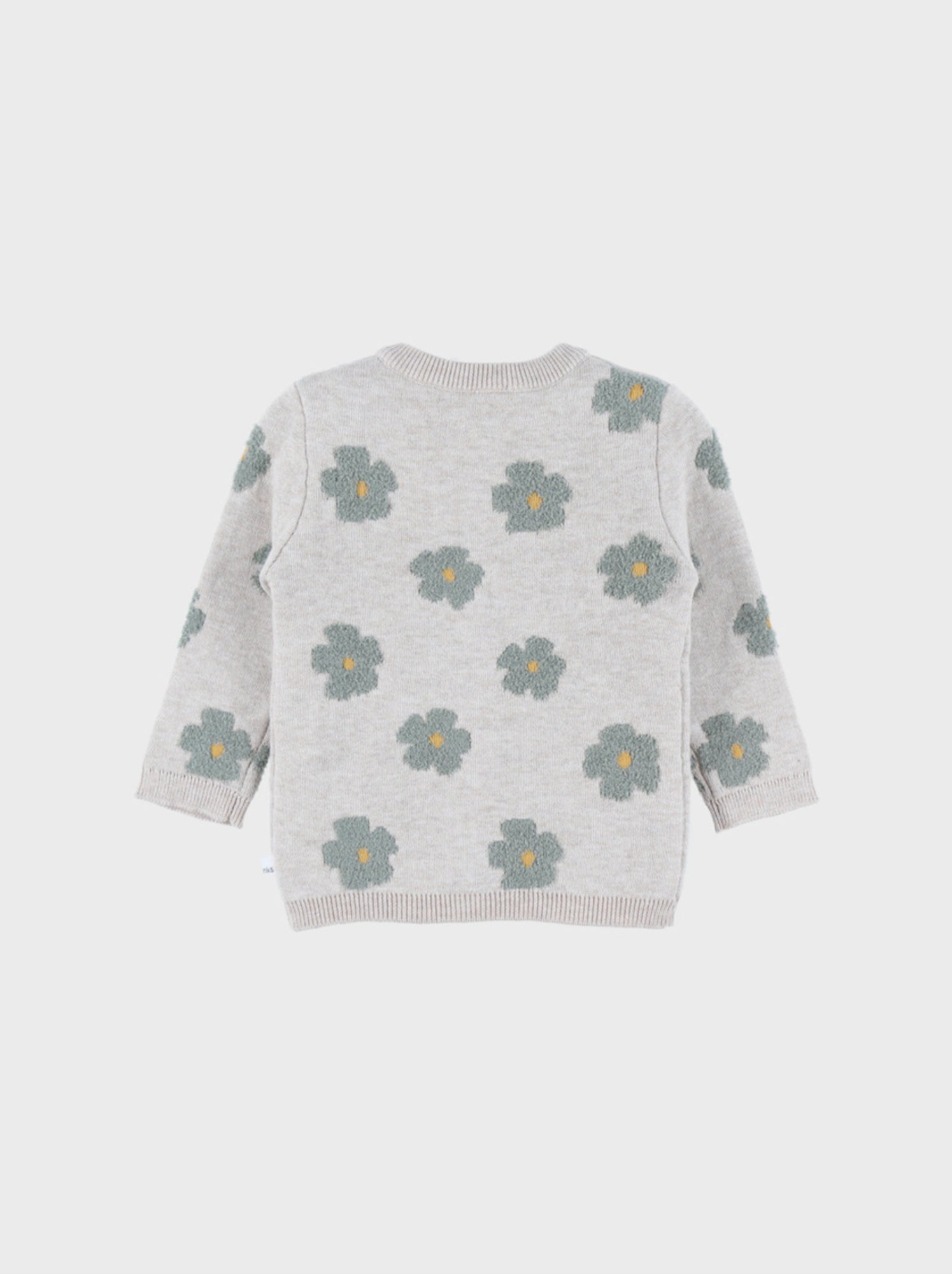 Cardigan en tricot clair à fleurs Noukie's - Beige