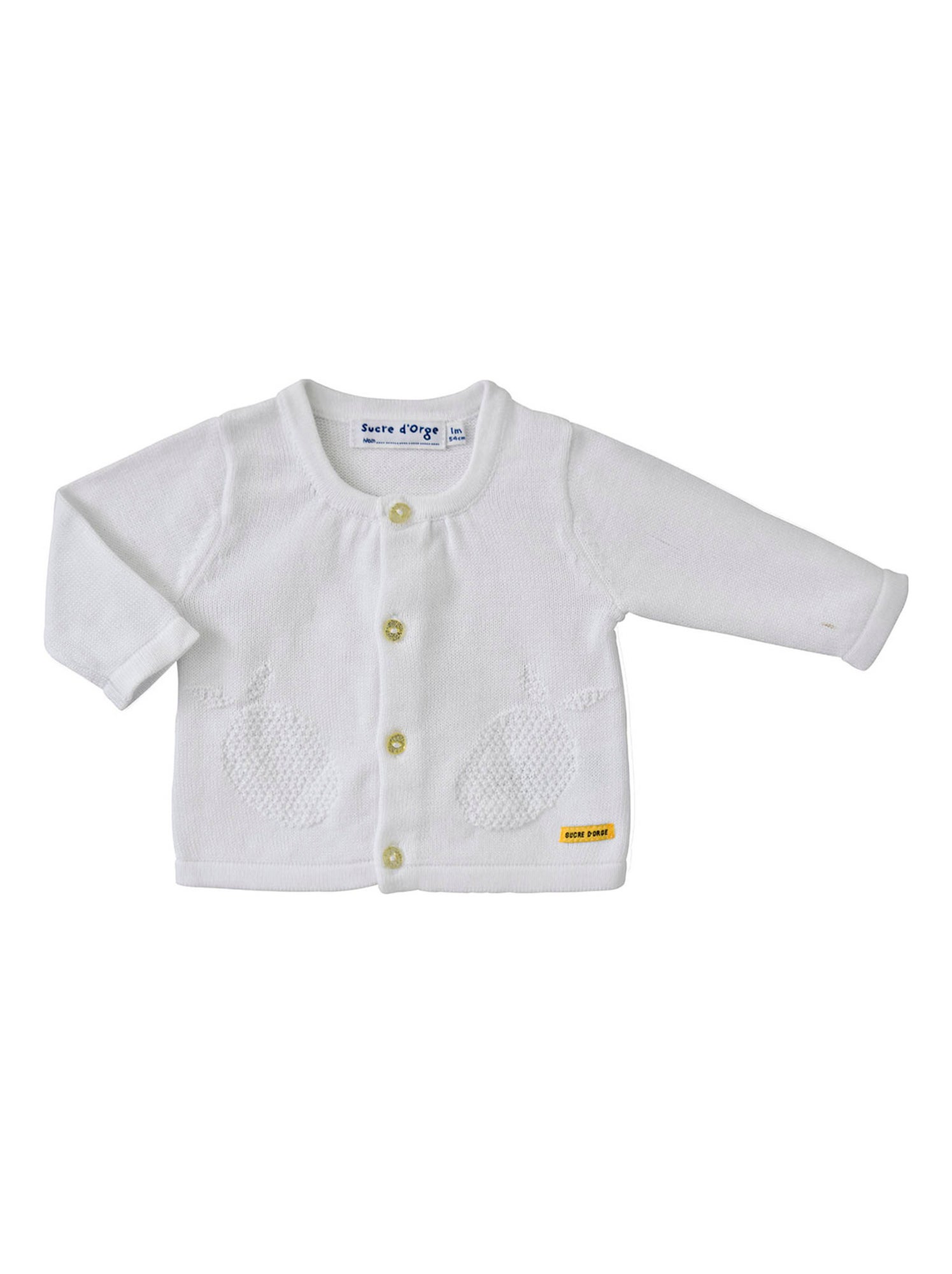Cardigan tricot cathiana - Blanc