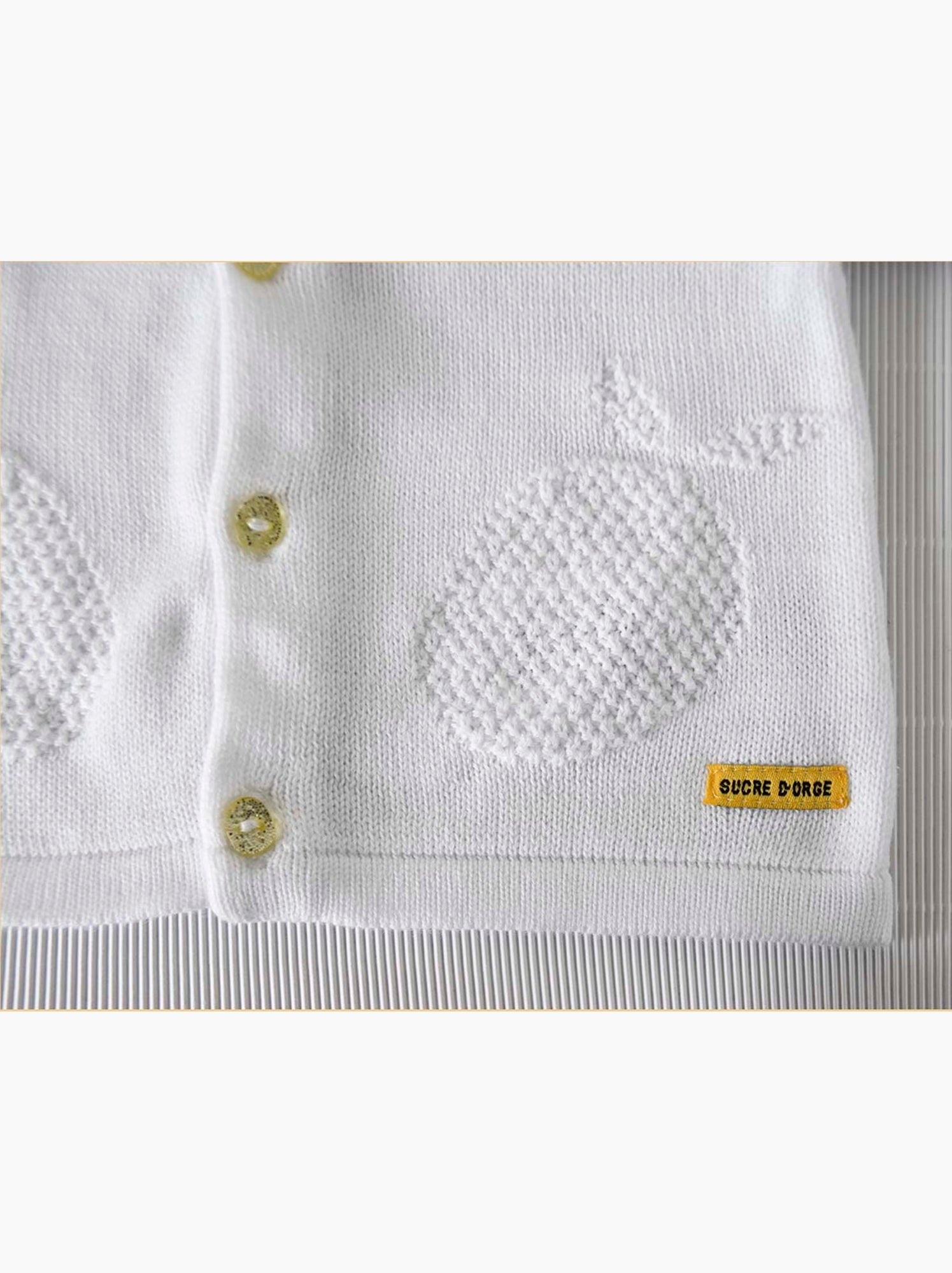 Cardigan tricot cathiana - Blanc