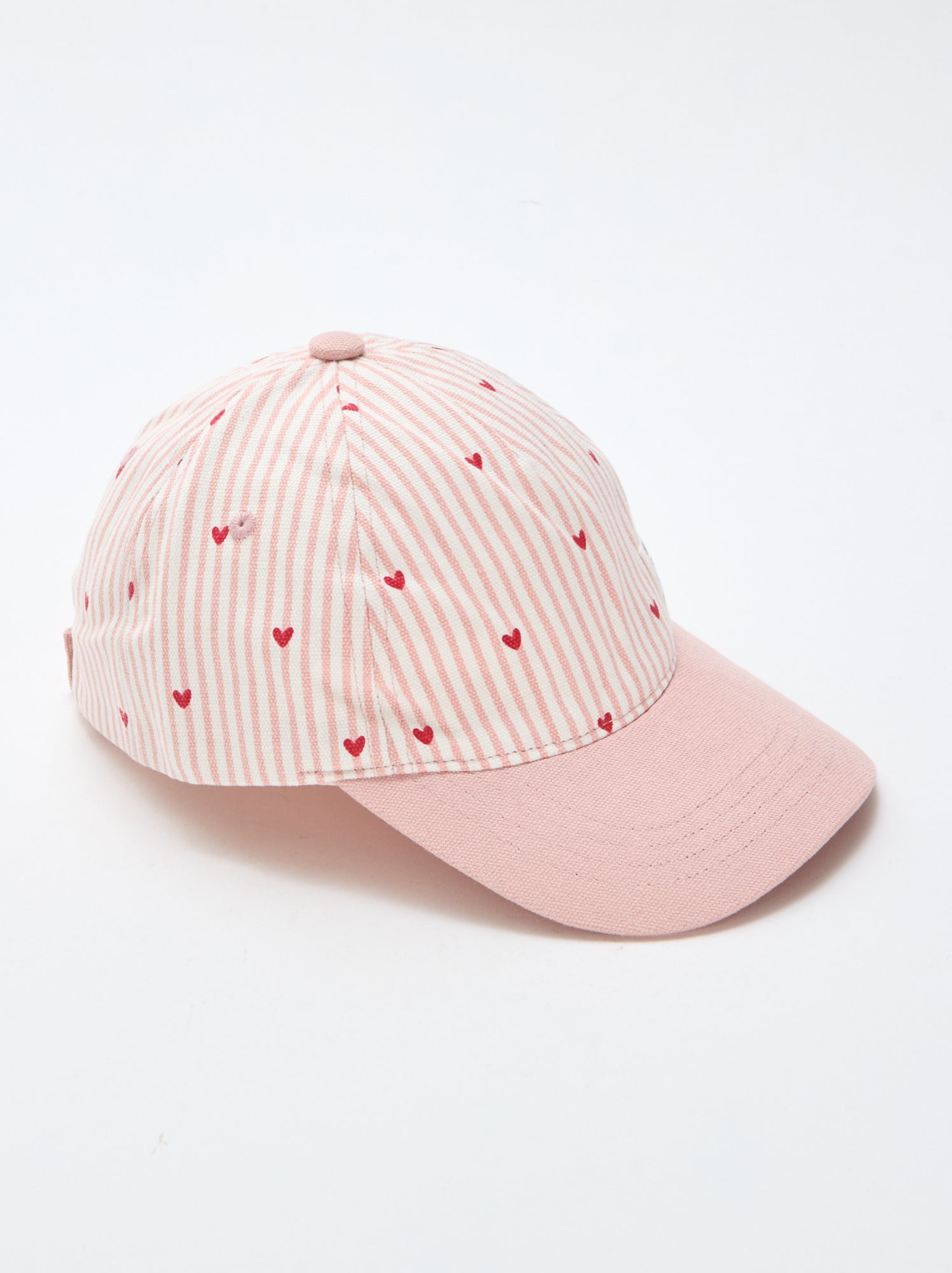 Casquette à motif réglable par scratch - Rose