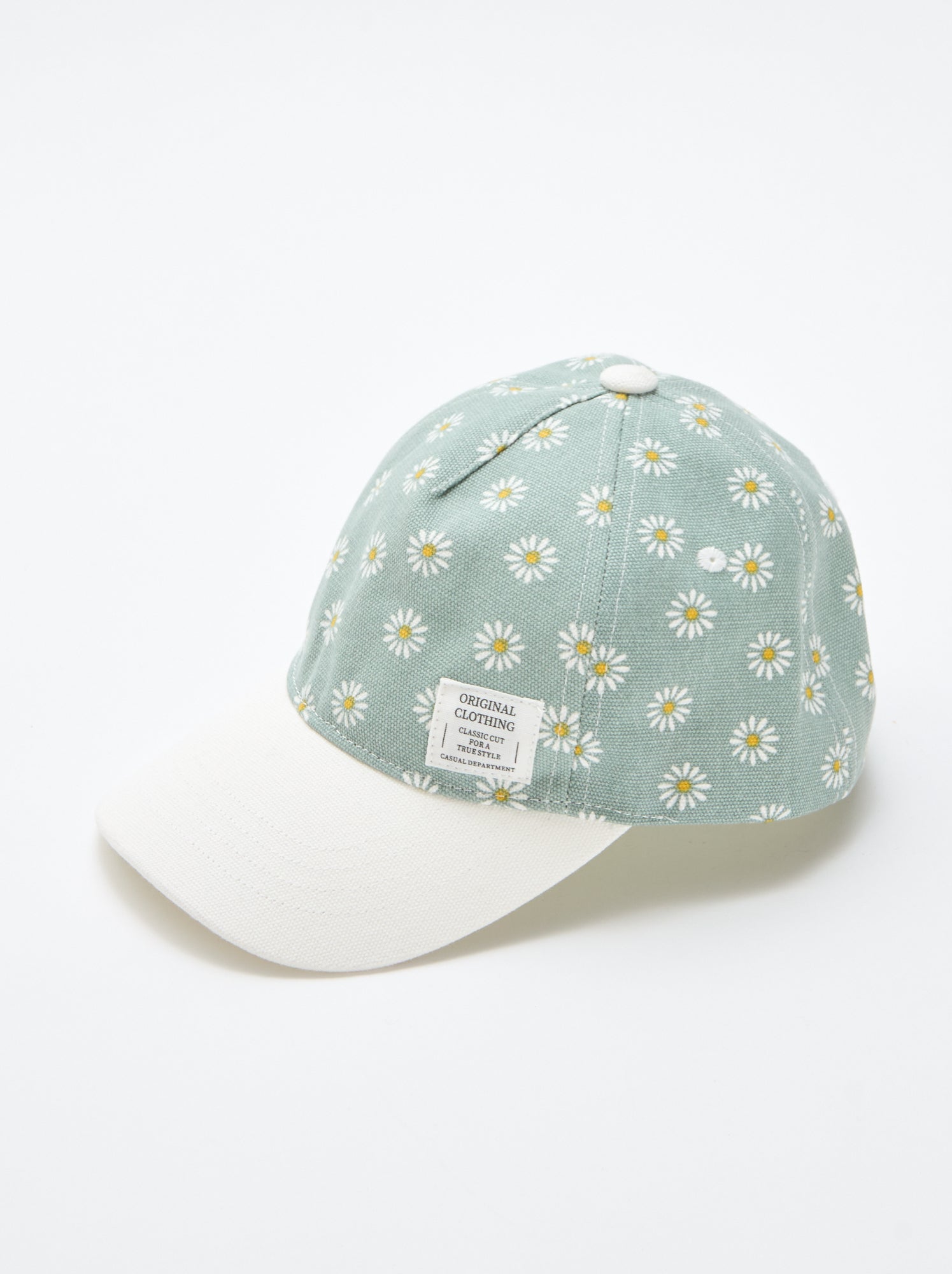 Casquette à motif réglable par scratch - Vert (EYU55_3)