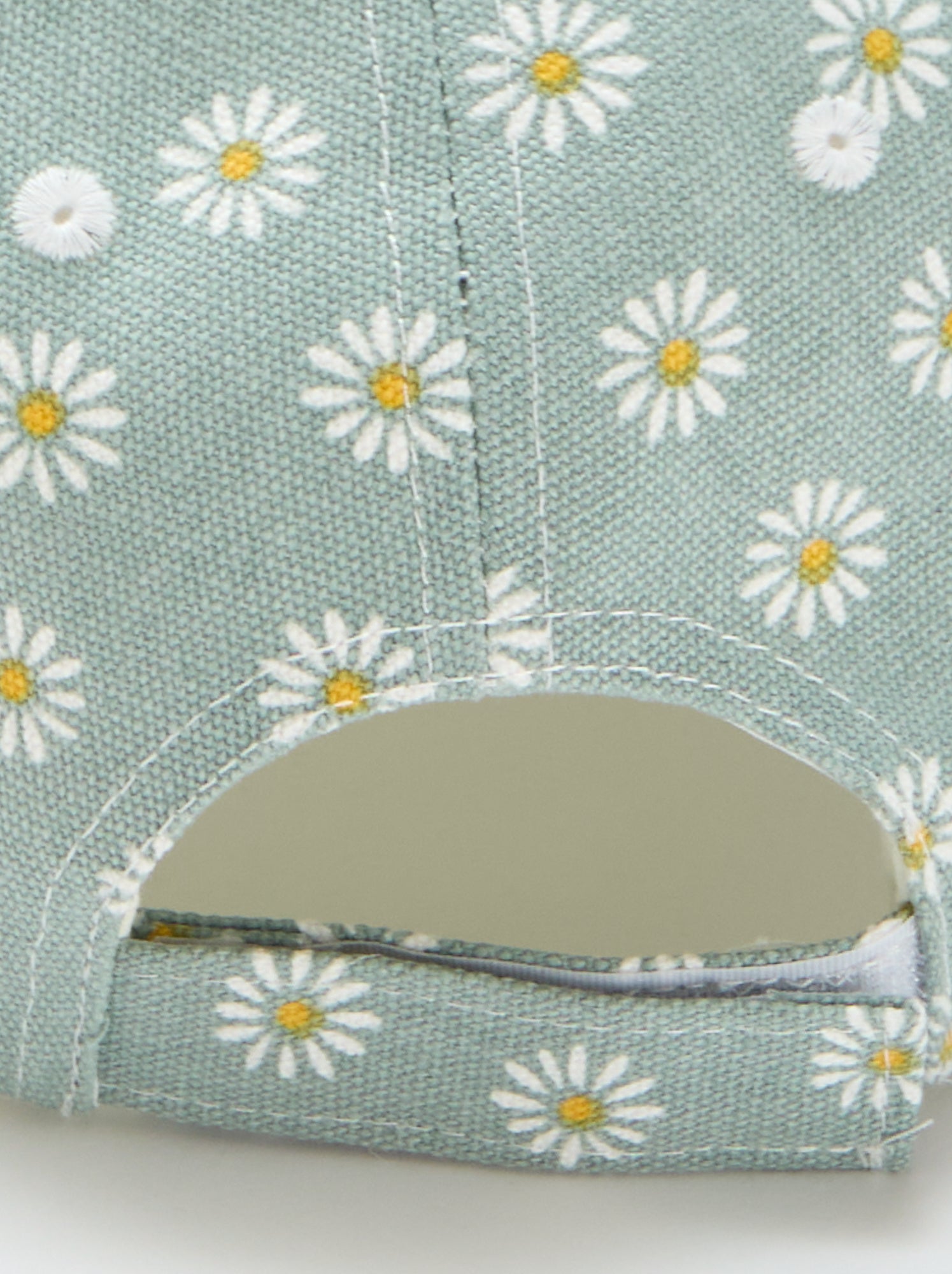 Casquette à motif réglable par scratch - Vert (EYU55_3)