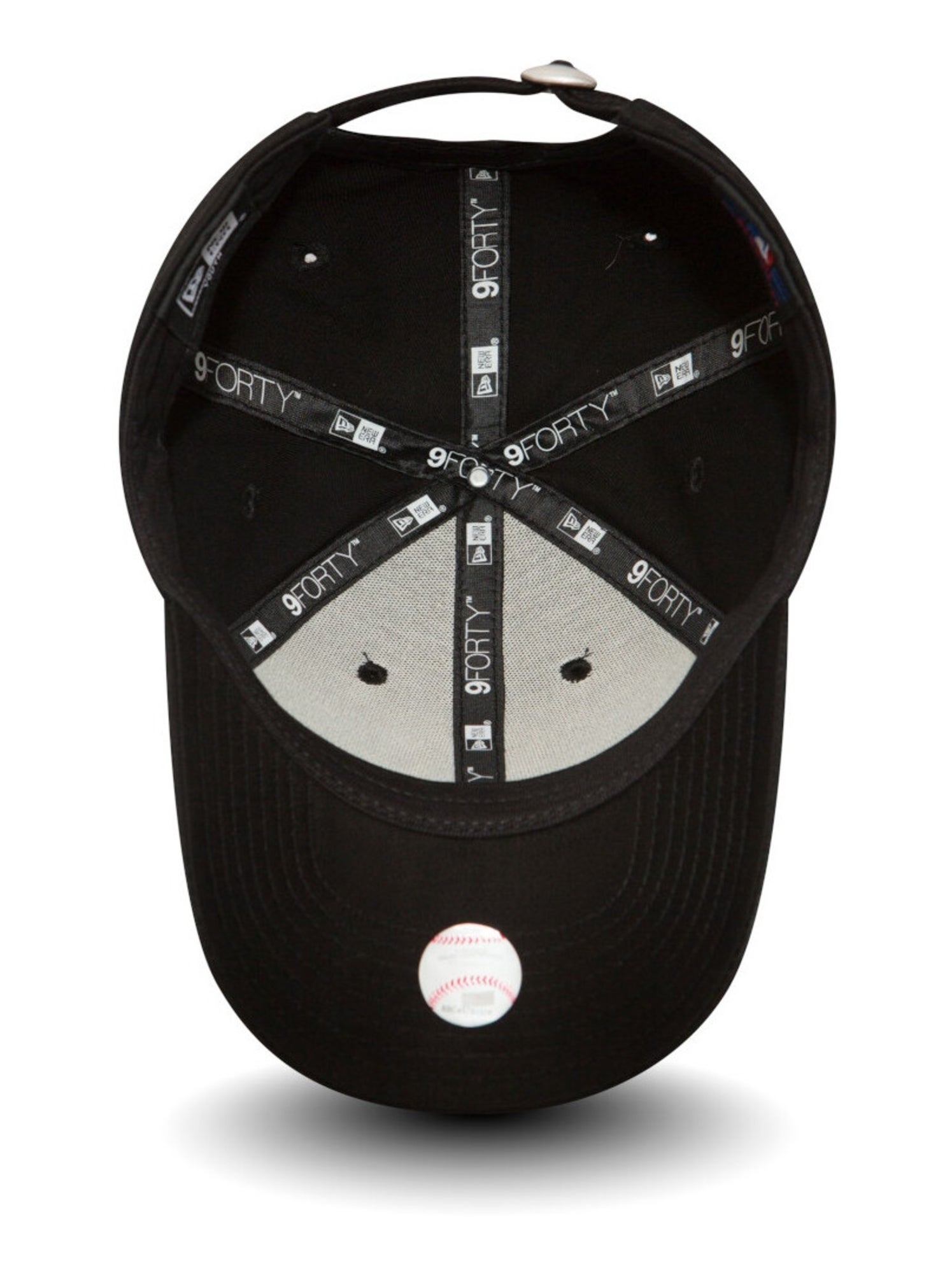 Casquette ajustable - New Era - Noir Blanc