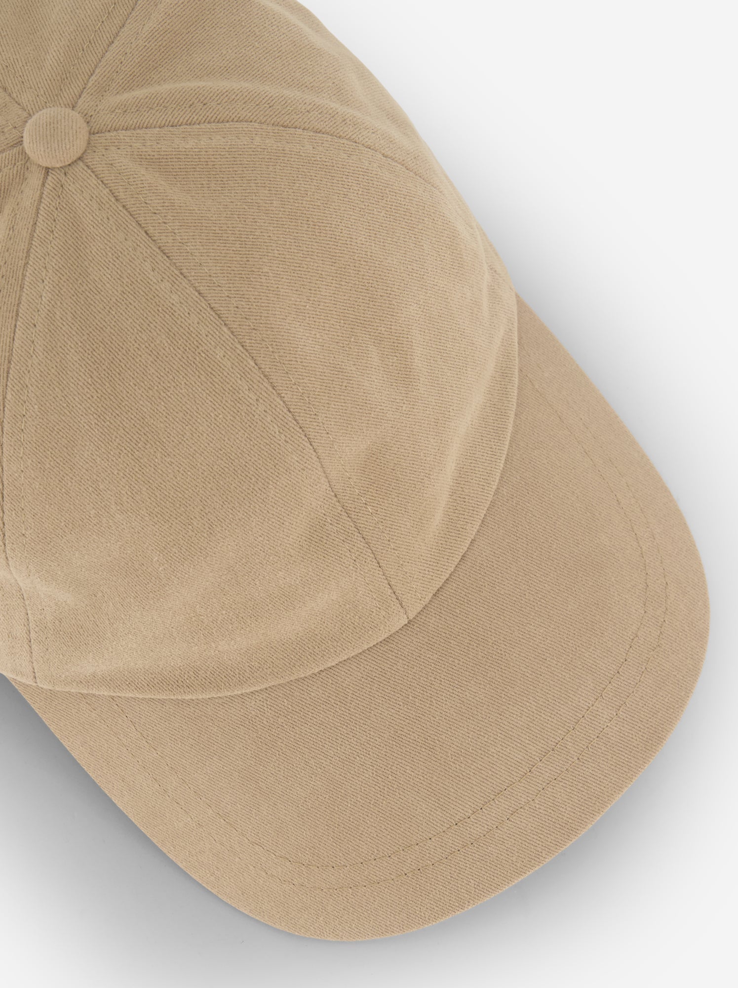 Casquette baseball en coton - Beige