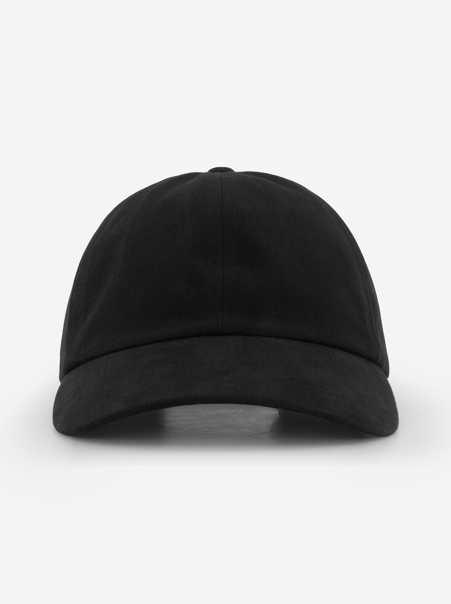 Casquette baseball en coton - Noir