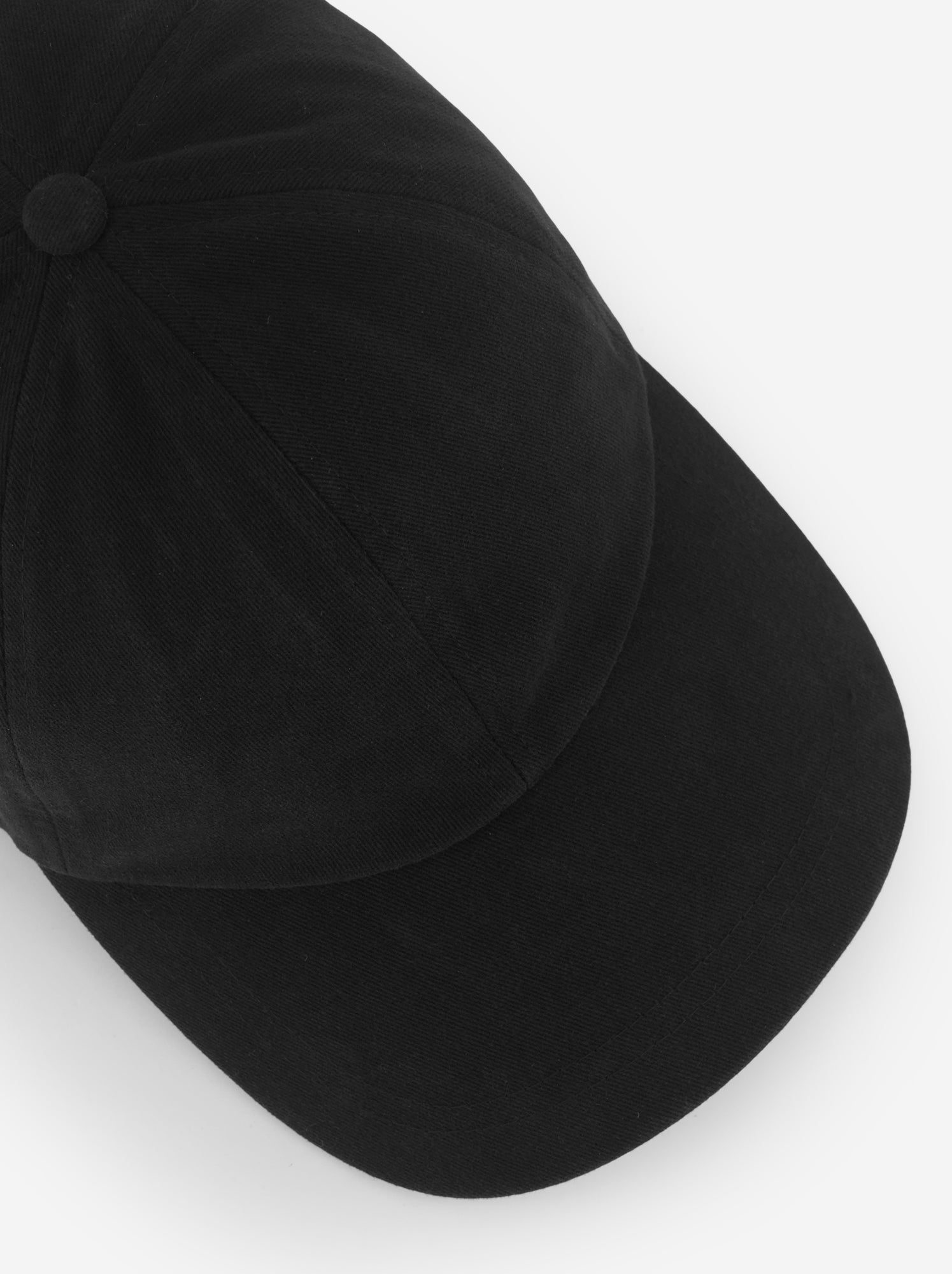 Casquette baseball en coton - Noir