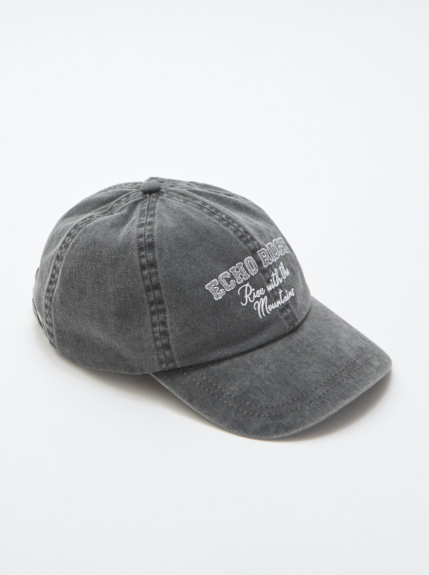 Casquette baseball en coton - Noir