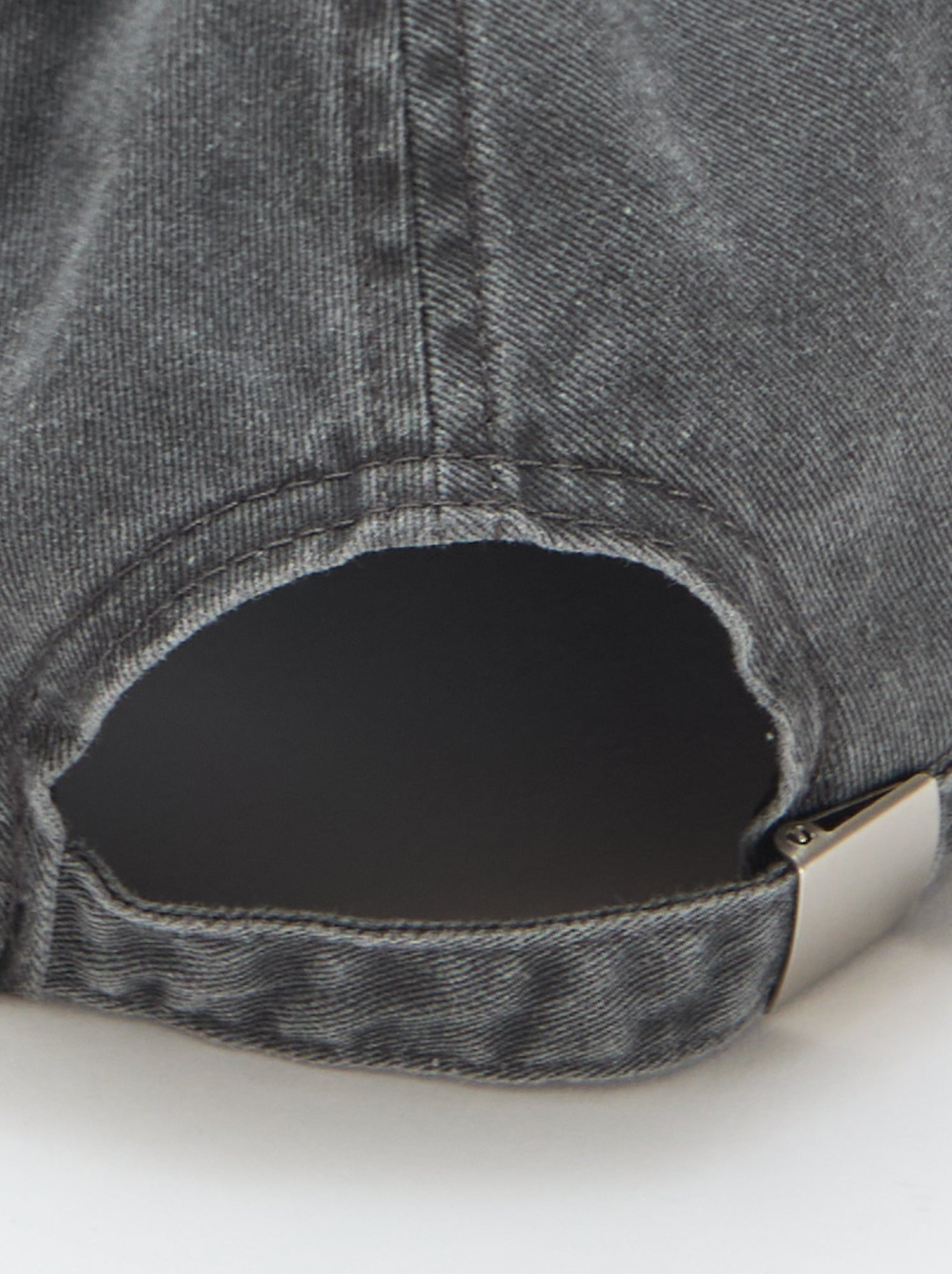Casquette baseball en coton - Noir