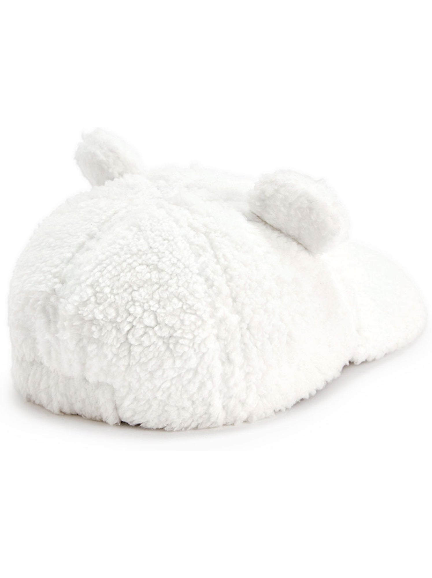 Casquette bébé en sherpa charlie - Ecru