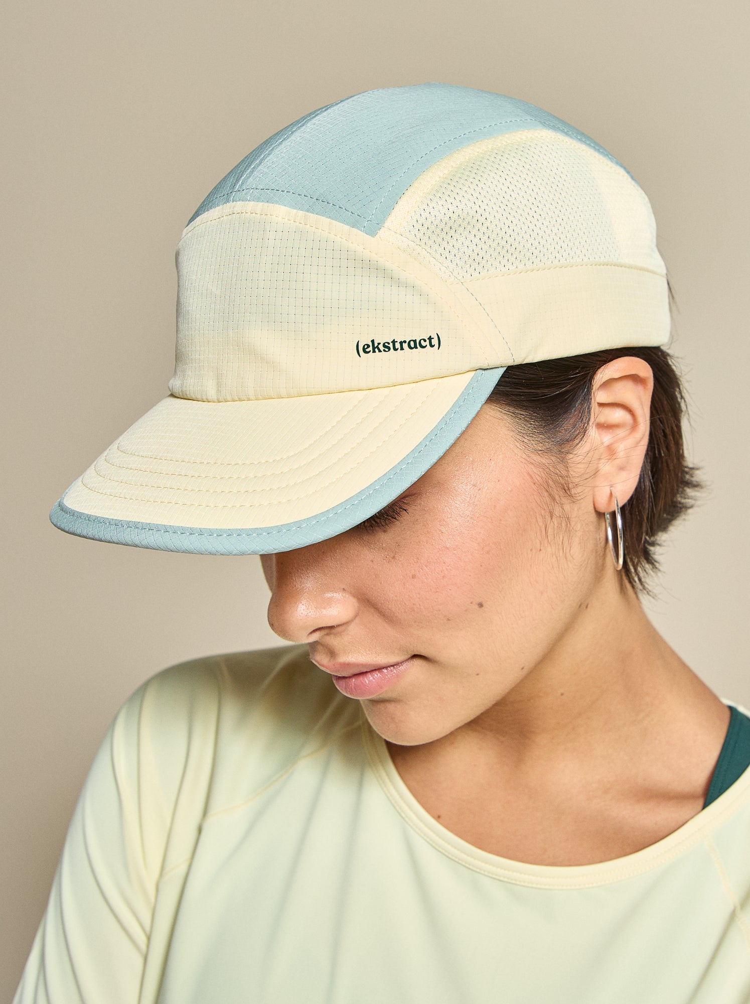 Casquette de running (ekstract) avec visière souple - Jaune