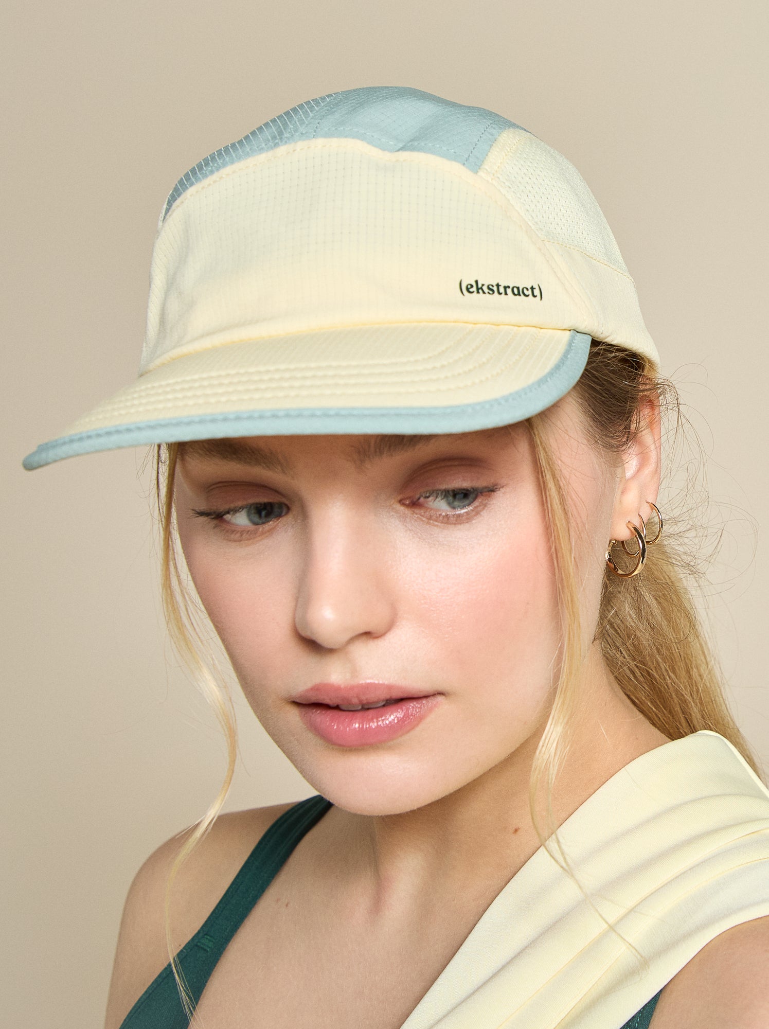 Casquette de running (ekstract) avec visière souple - Jaune