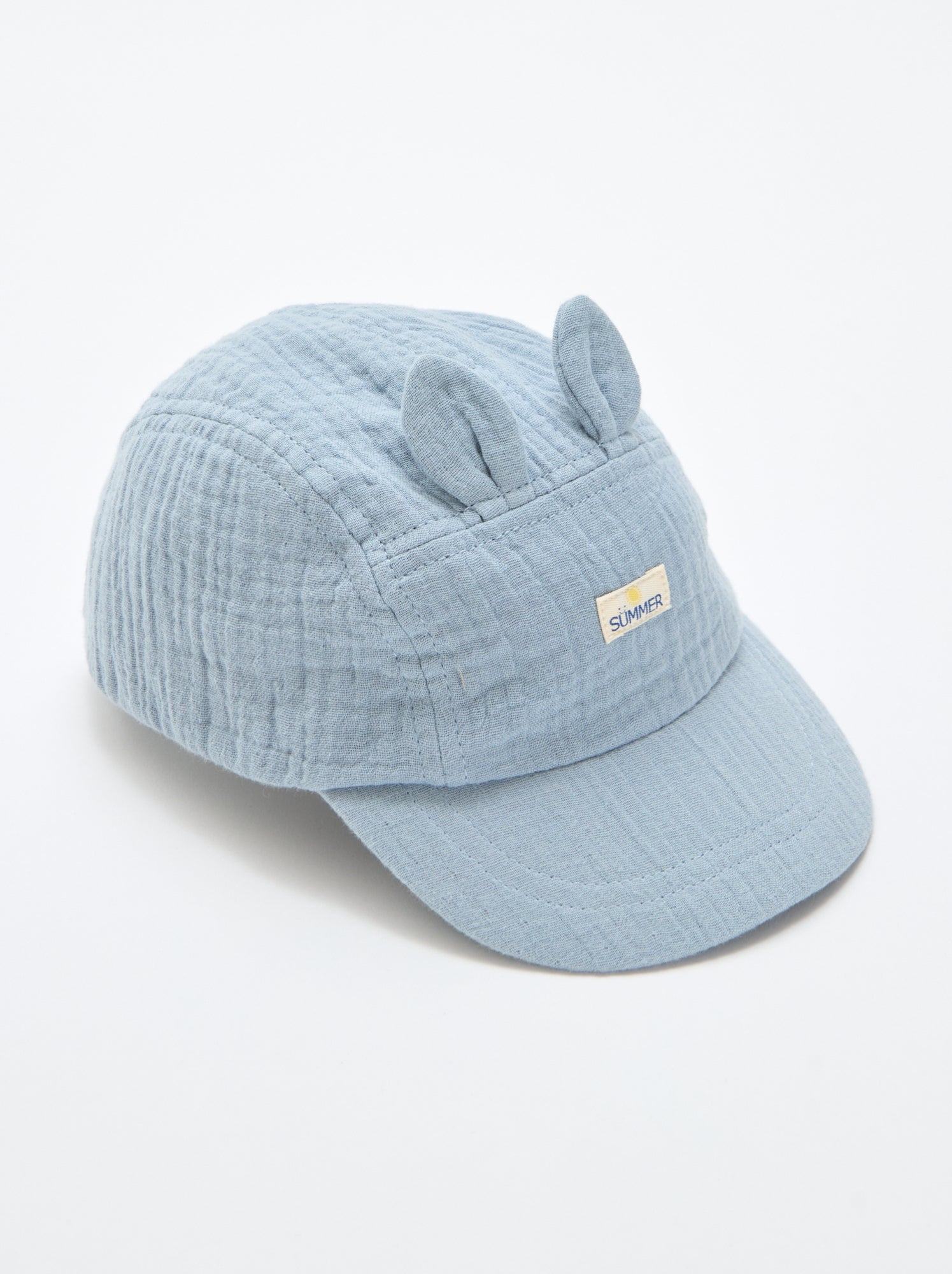 Casquette en gaze de coton - Bleu
