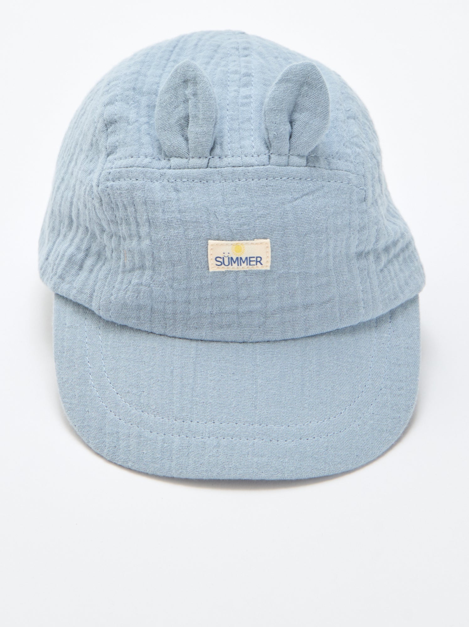 Casquette en gaze de coton - Bleu