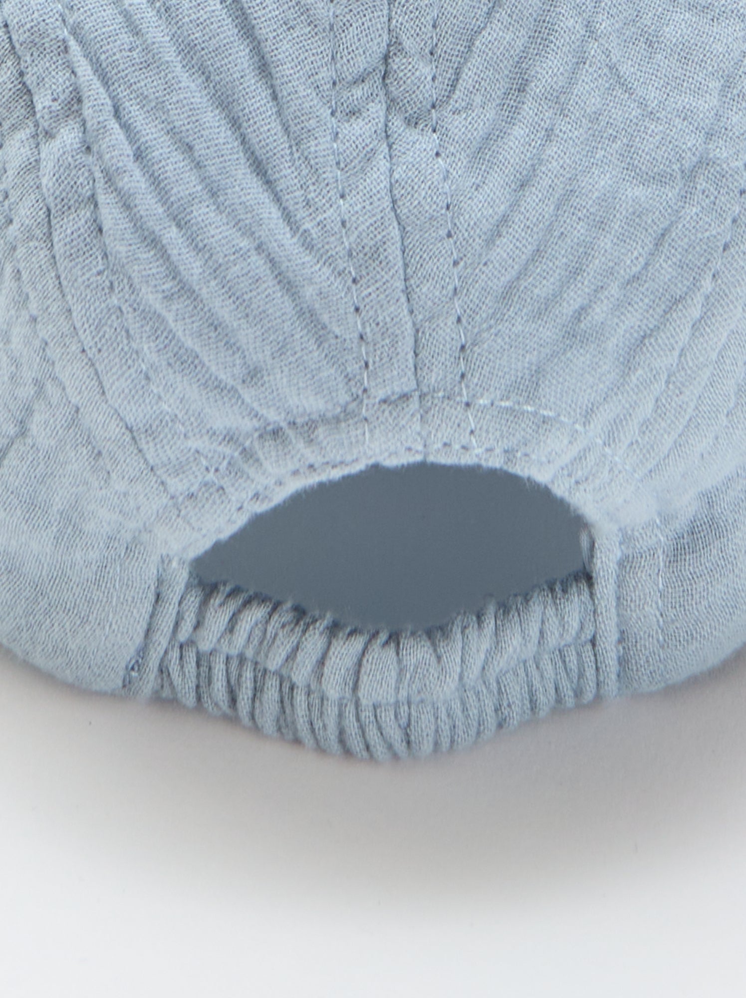 Casquette en gaze de coton - Bleu