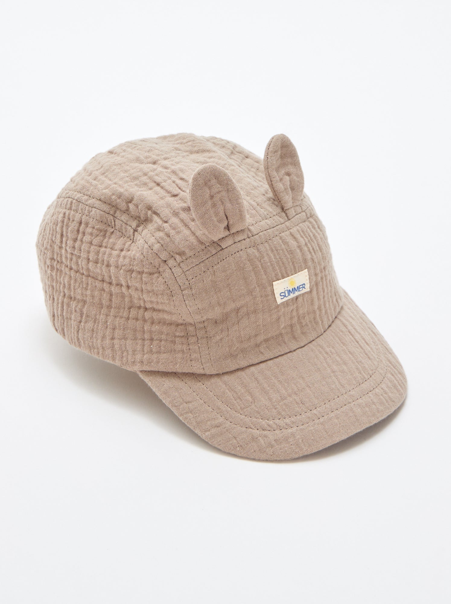 Casquette en gaze de coton - Marron