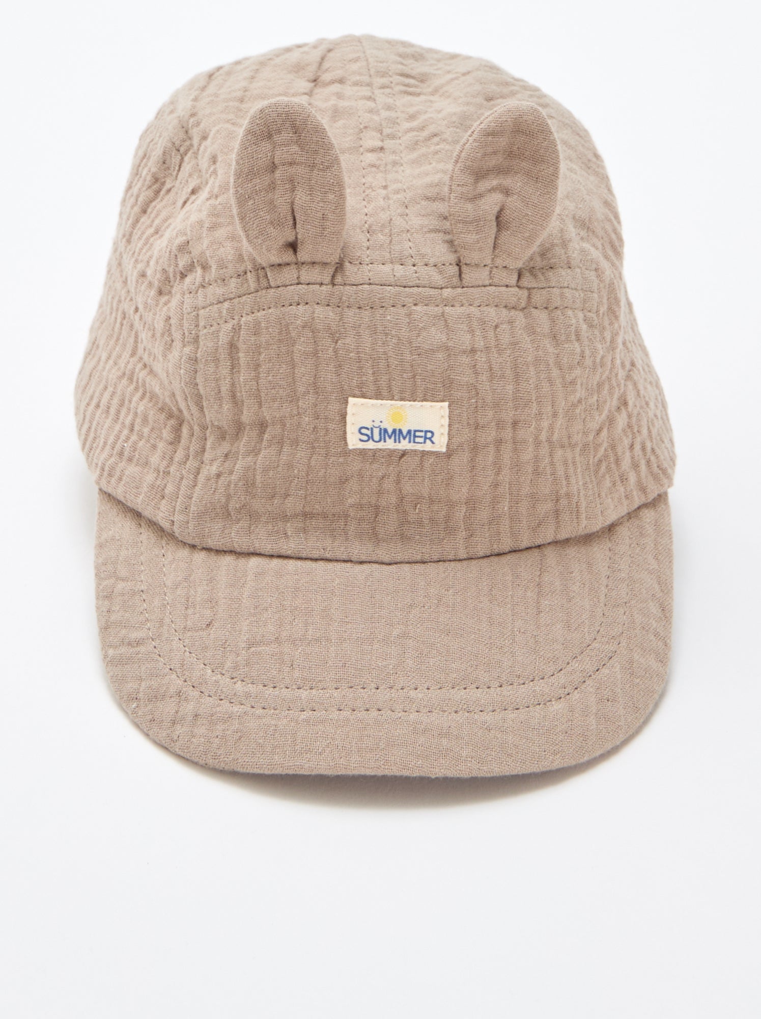 Casquette en gaze de coton - Marron
