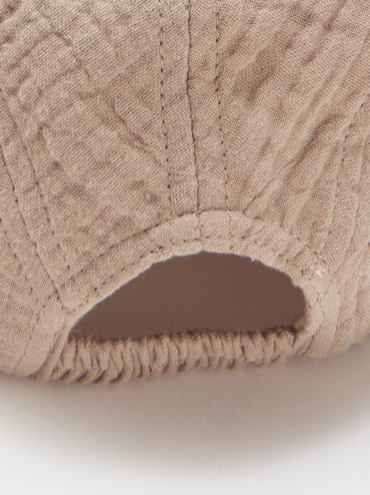 Casquette en gaze de coton - Marron