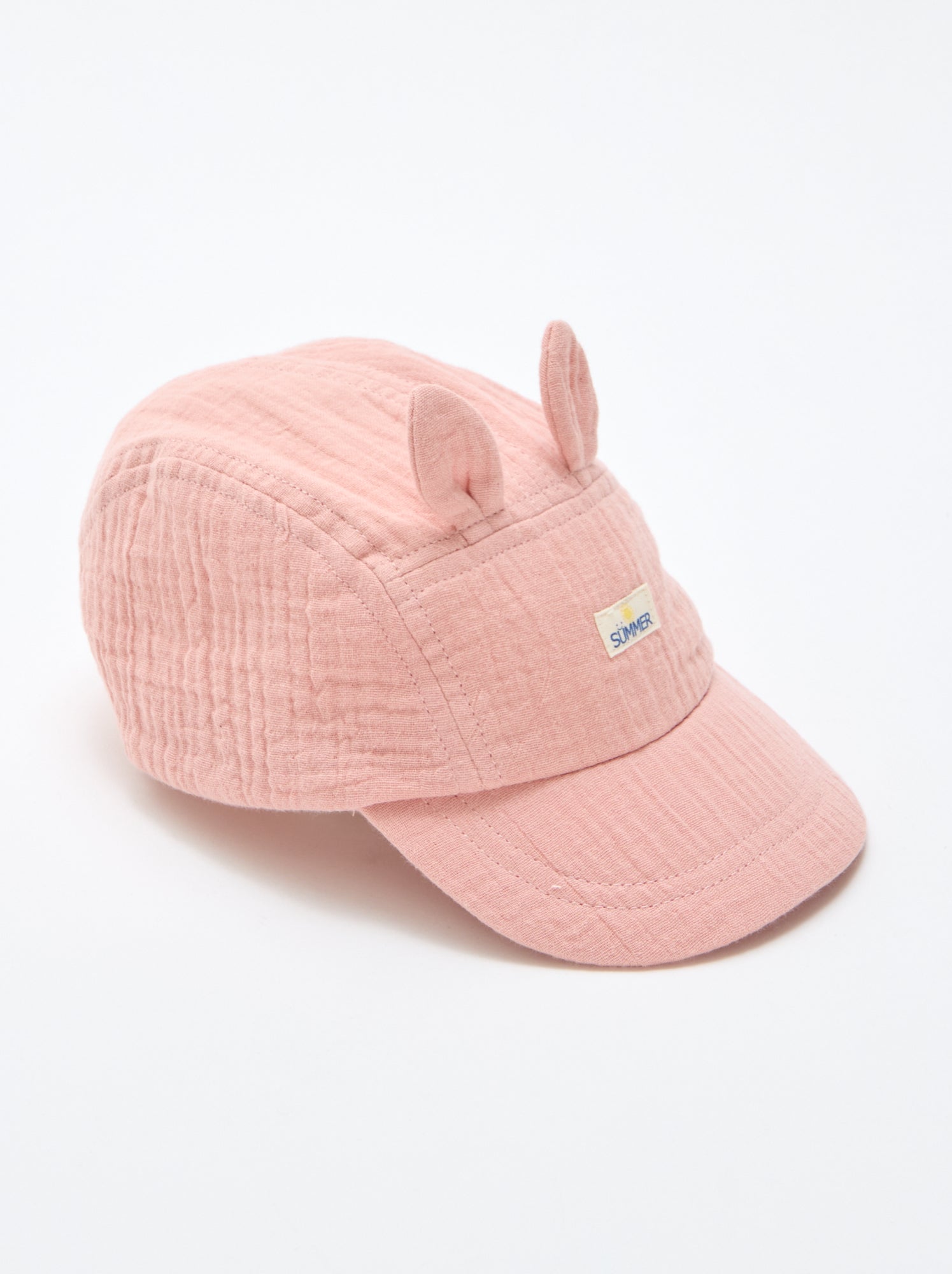 Casquette en gaze de coton - Rose