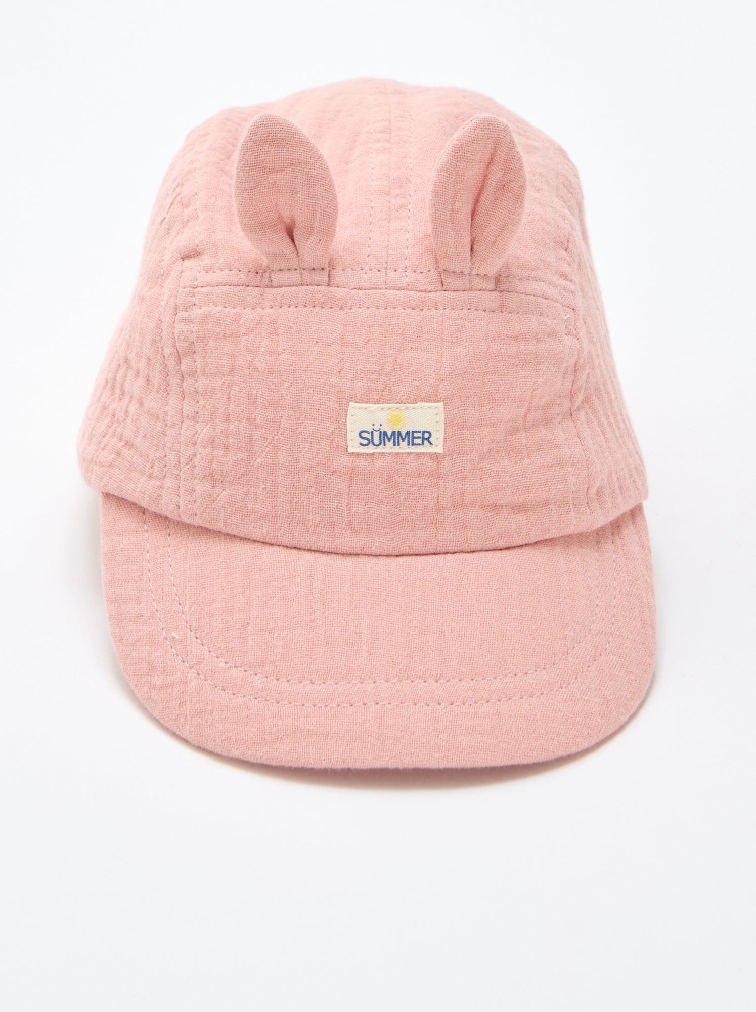 Casquette en gaze de coton - Rose