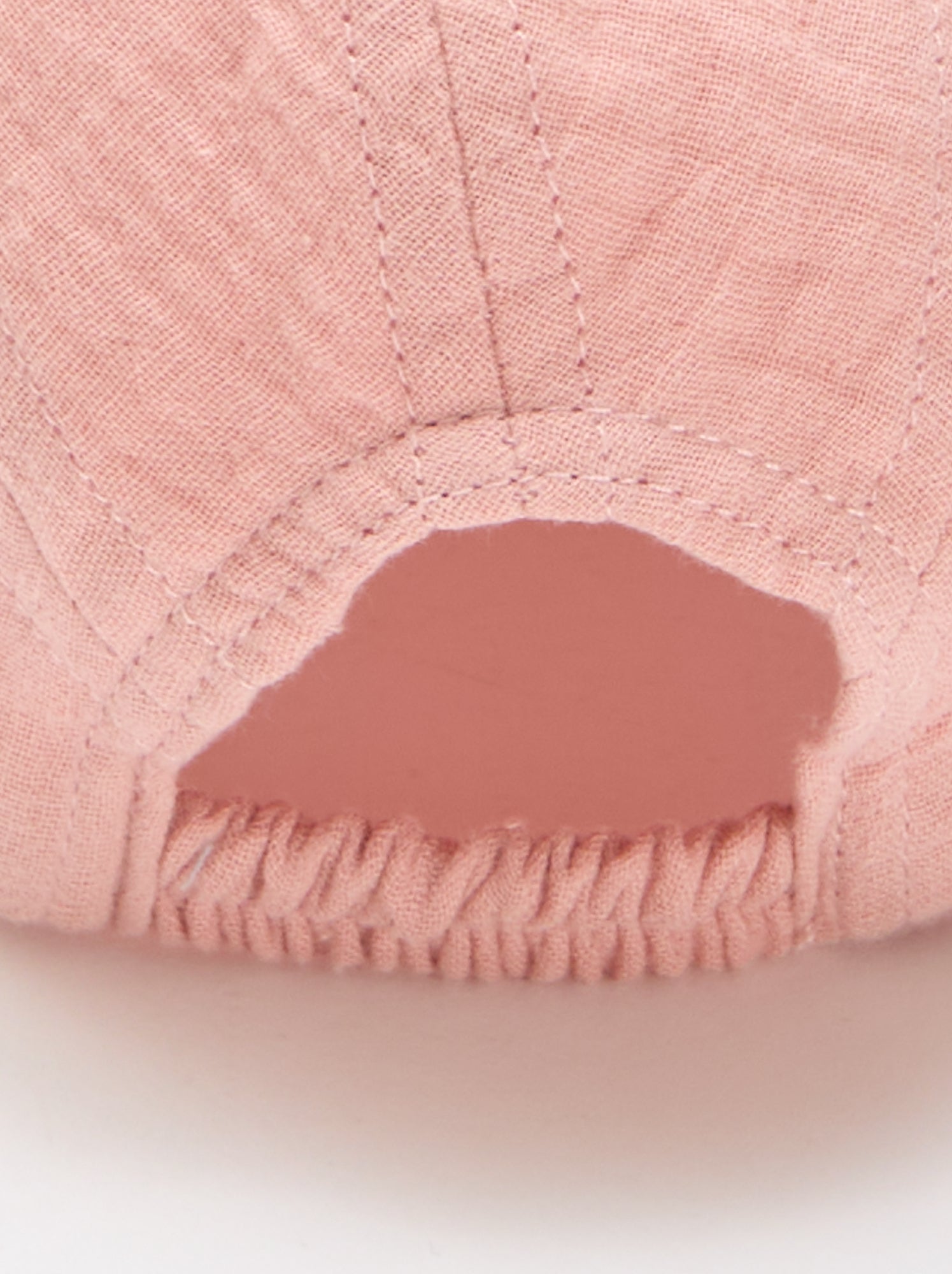 Casquette en gaze de coton - Rose