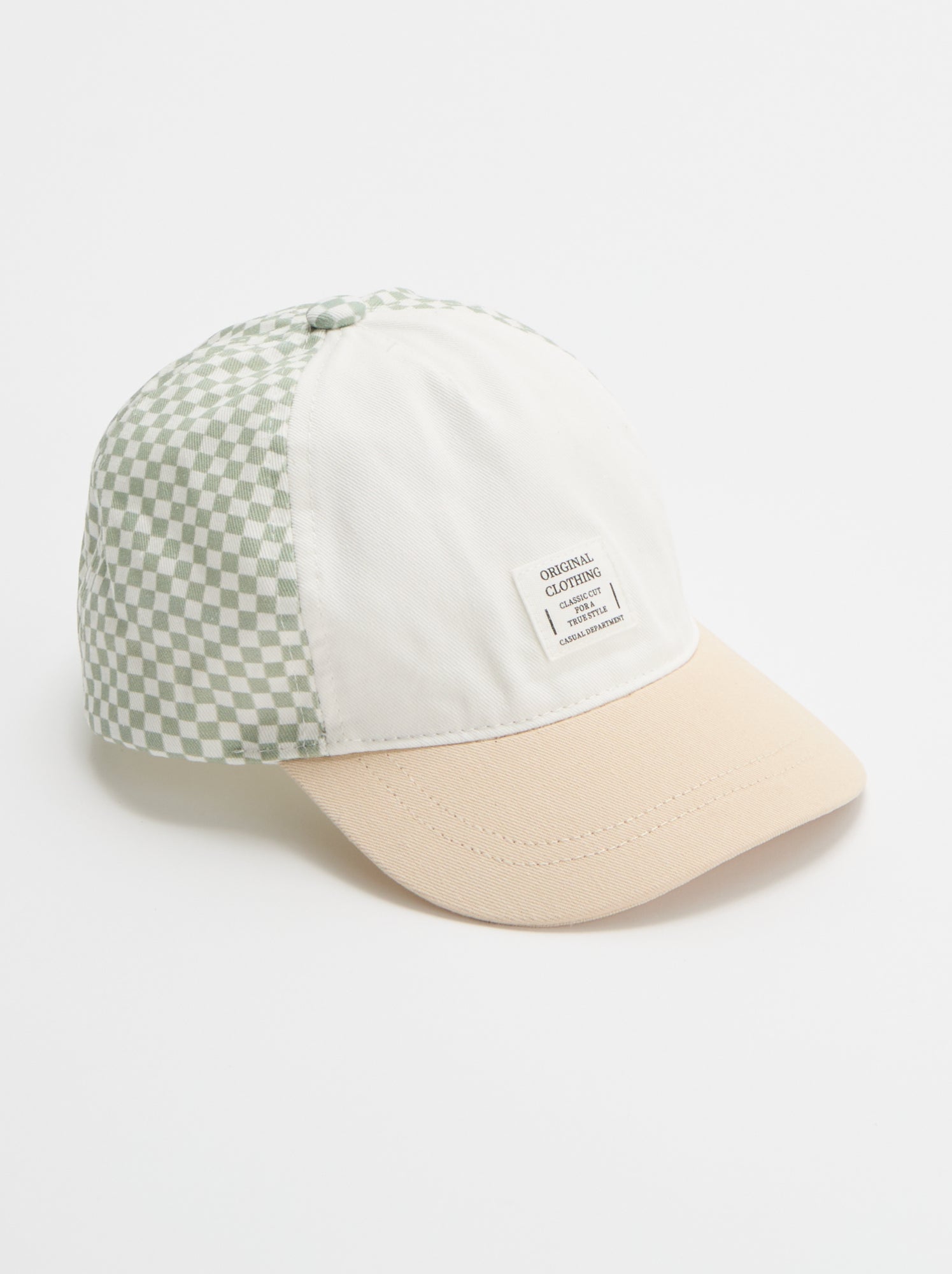 Casquette imprimé style baseball - Vert
