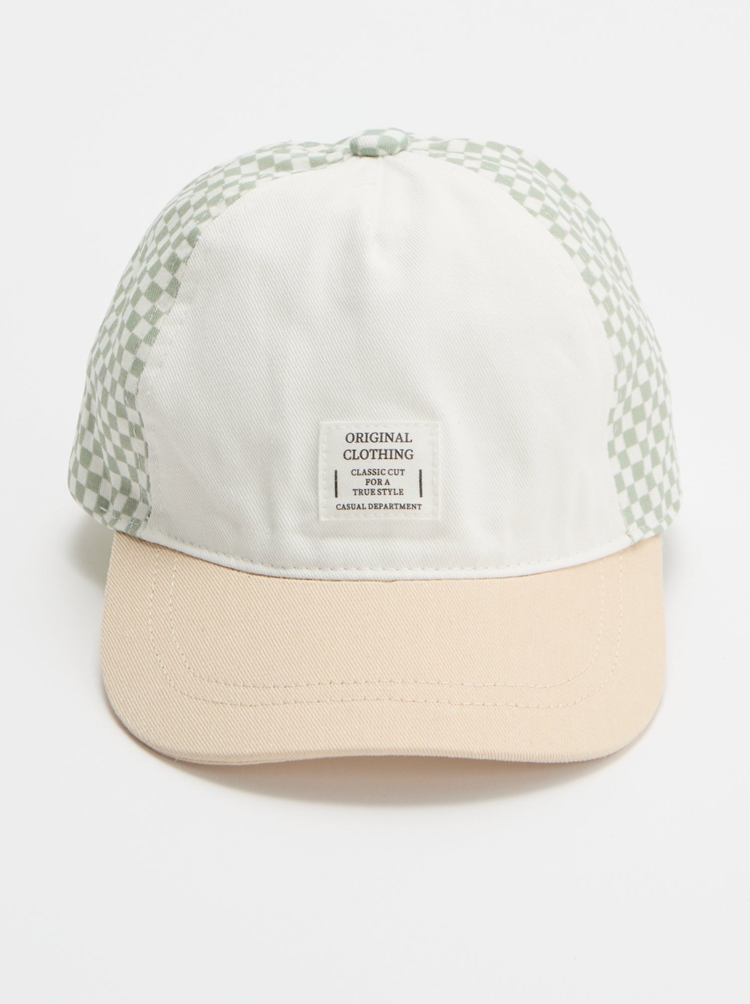 Casquette imprimé style baseball - Vert