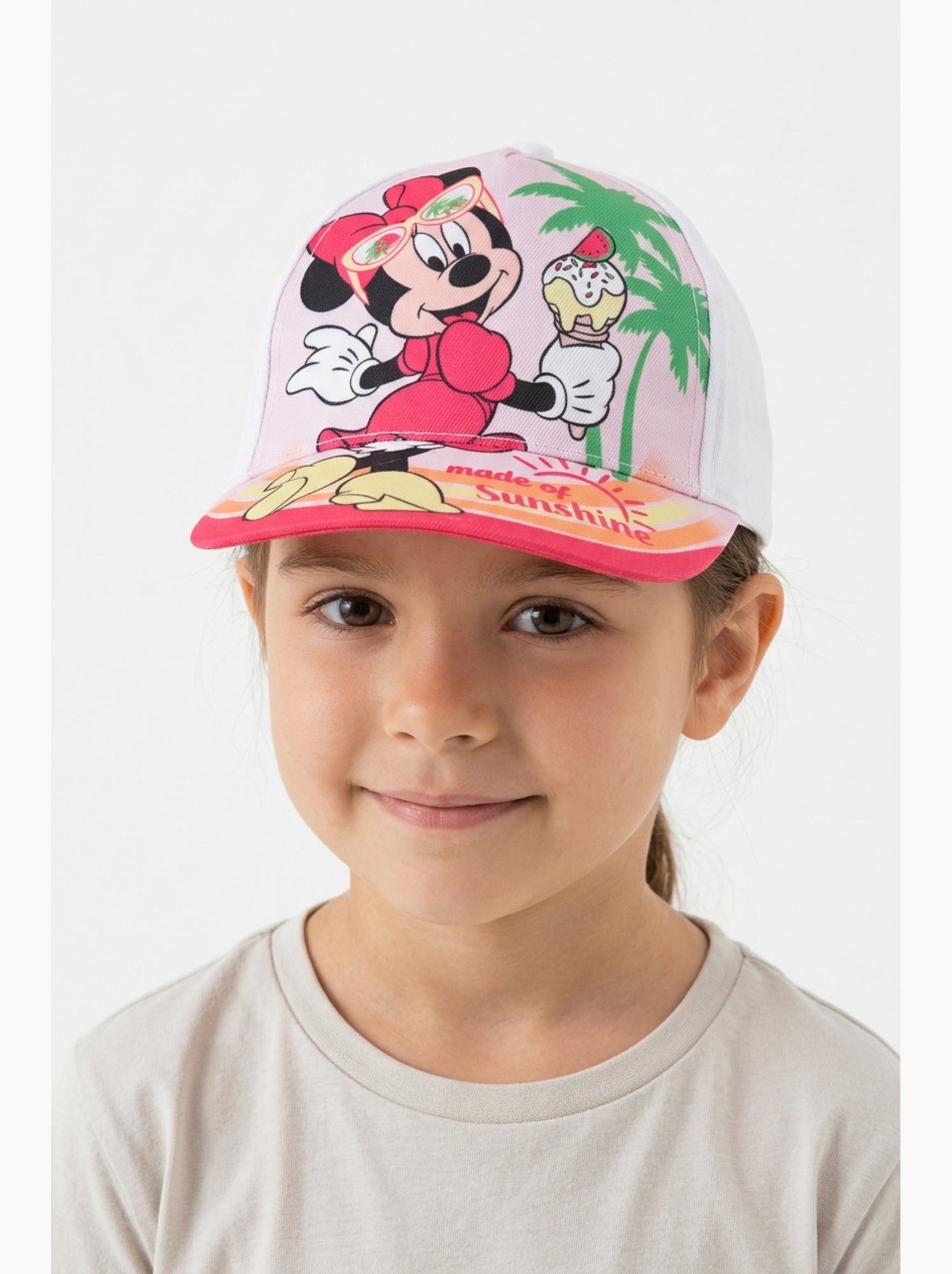 Casquette Minnie Mouse | Licence Officielle - Blanc