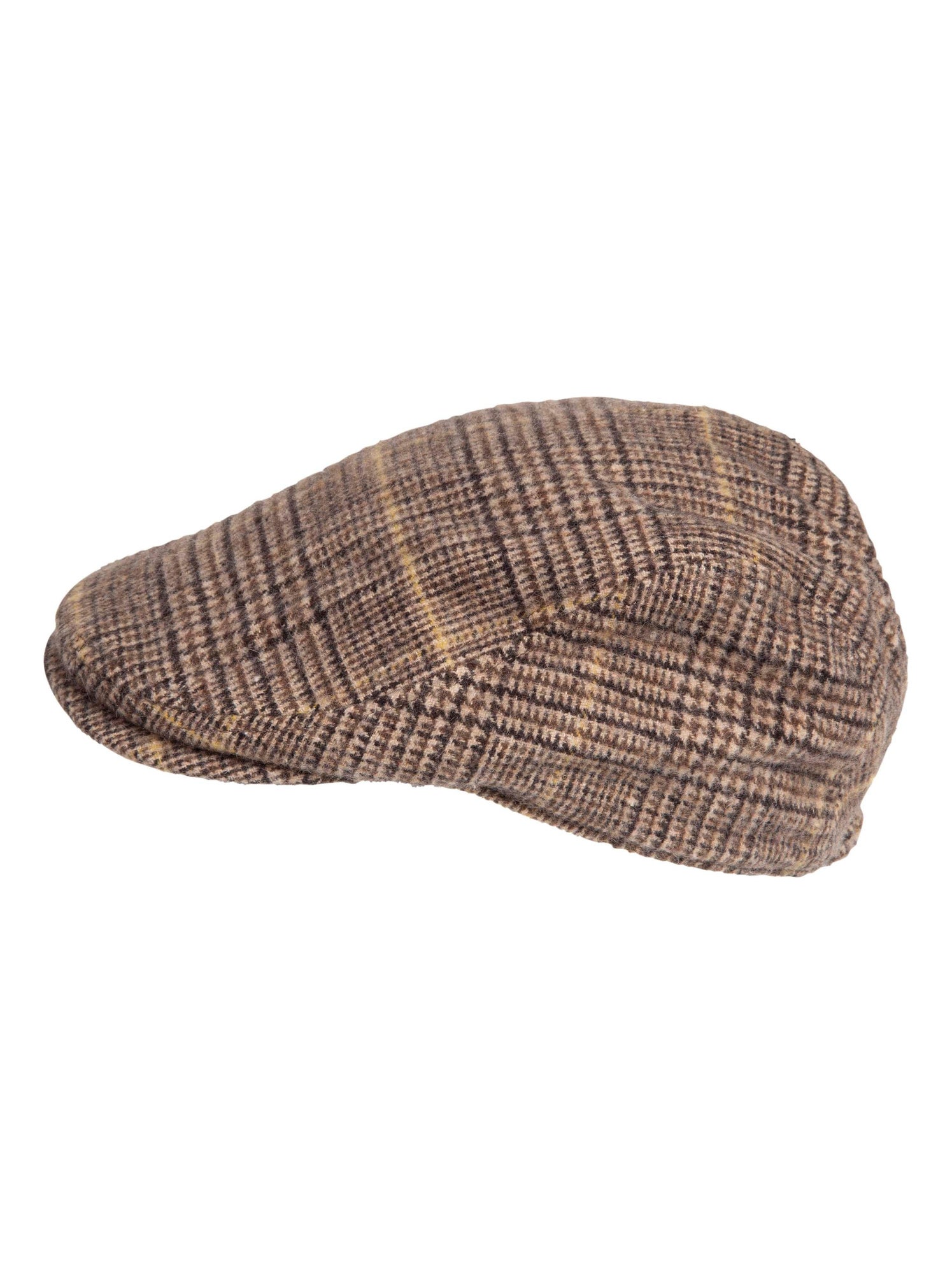 Casquette tissu, doublée en polyester homme isotoner - Marron