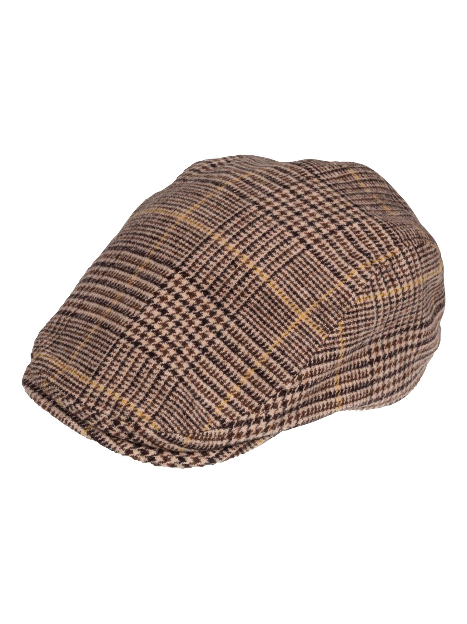 Casquette tissu, doublée en polyester homme isotoner - Marron